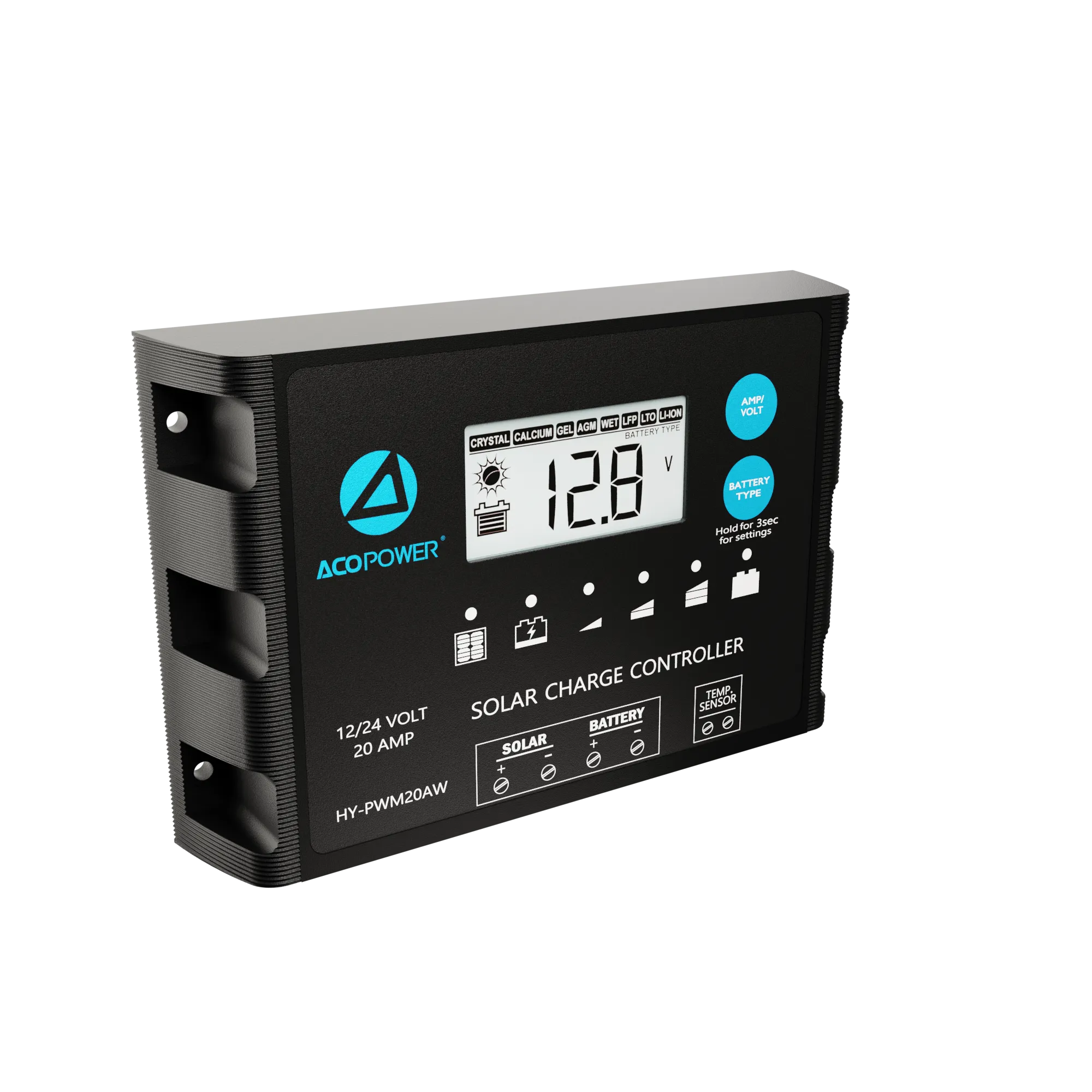 ACOPOWER ProteusX 20A PWM Charge Controller