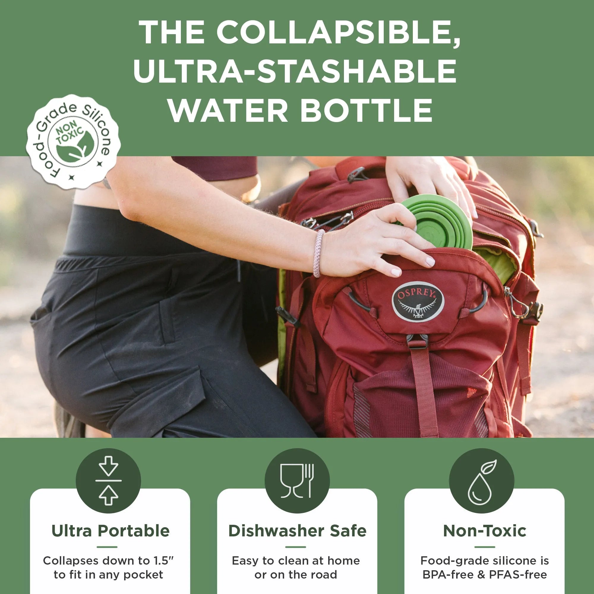 Collapsible Water Bottle | 25oz