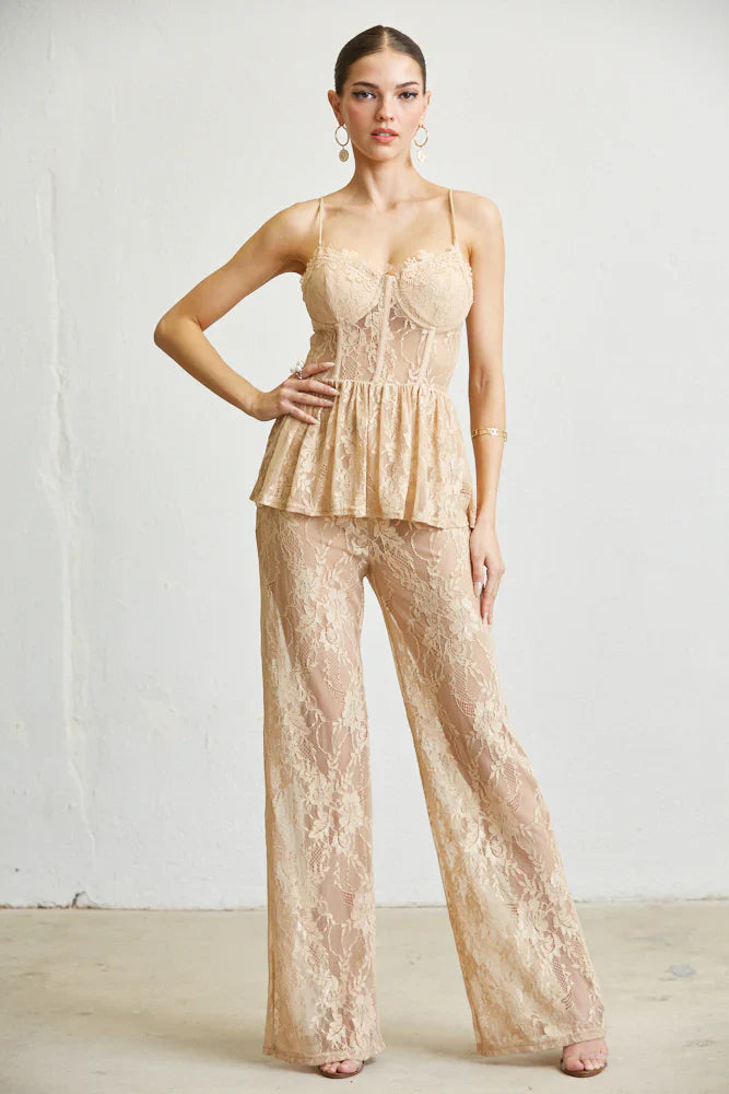 Queeny Sleeveless Spaghetti Strap Party Evening Dress Jumpsuit