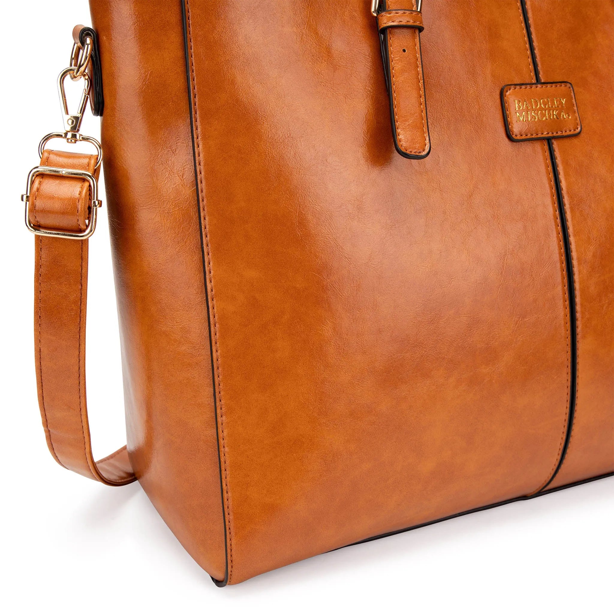 Julia Rustic Vegan Leather Weekender Duffel Bag