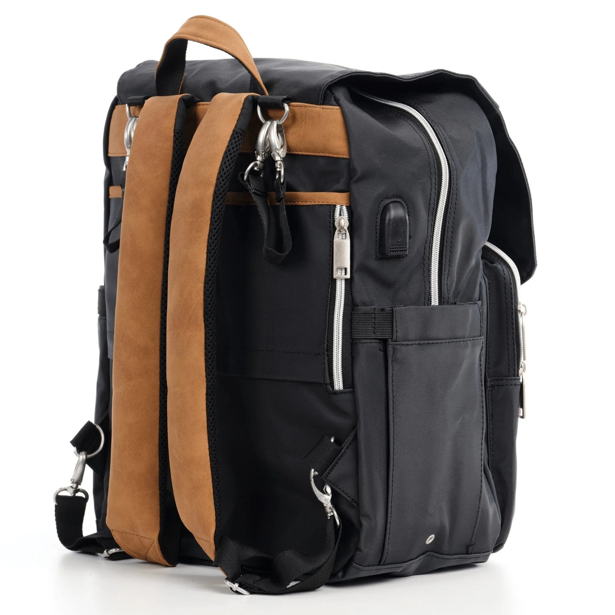 Kaitlyn - Canvas Diaper Backpack | Mommy Bag