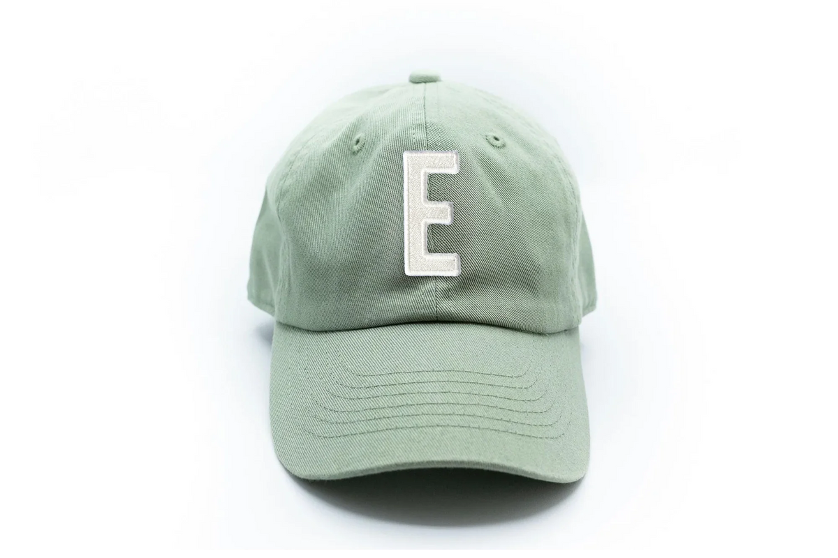Dusty Sage Letter Baseball Hat