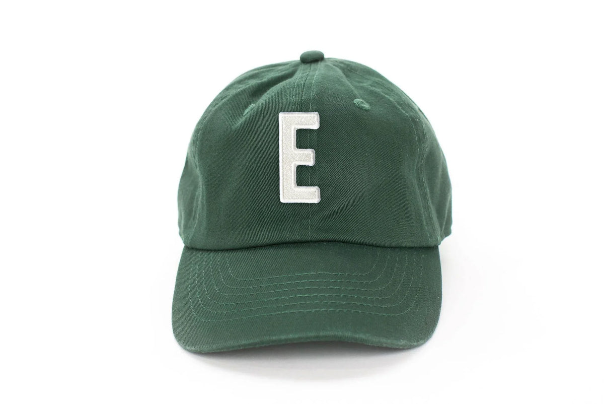 Hunter Green Letter Baseball Hat