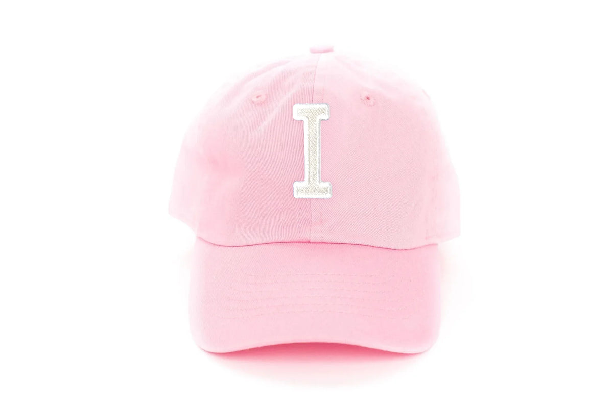 Light Pink Letter Baseball Hat
