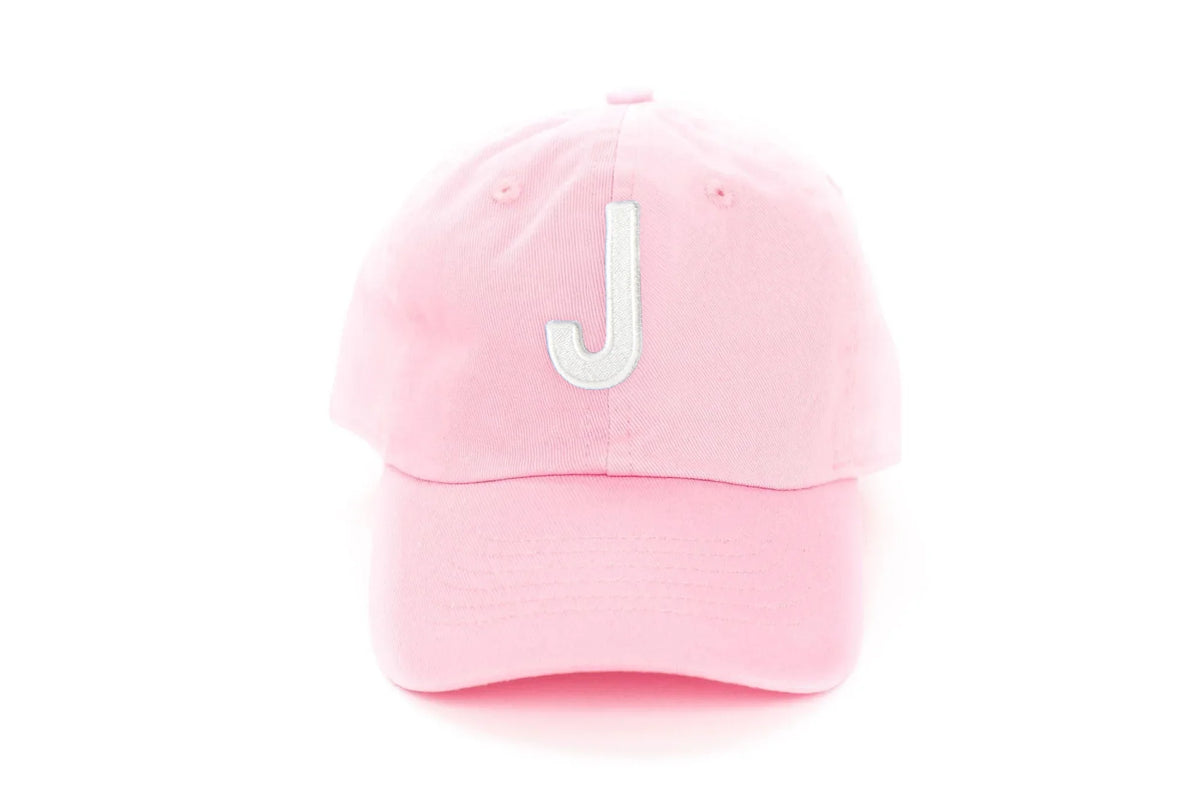 Light Pink Letter Baseball Hat