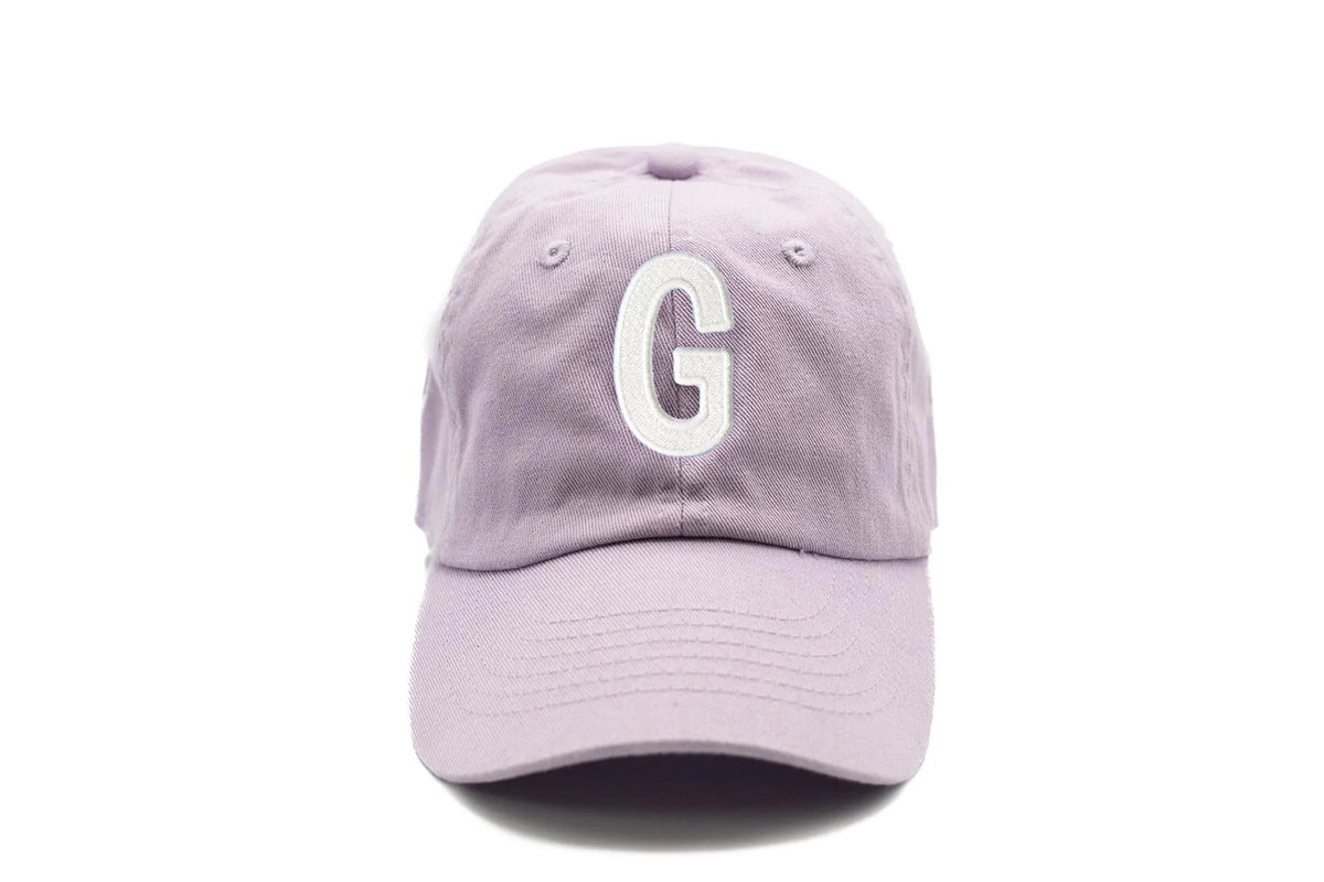Lilac Letter Baseball Hat