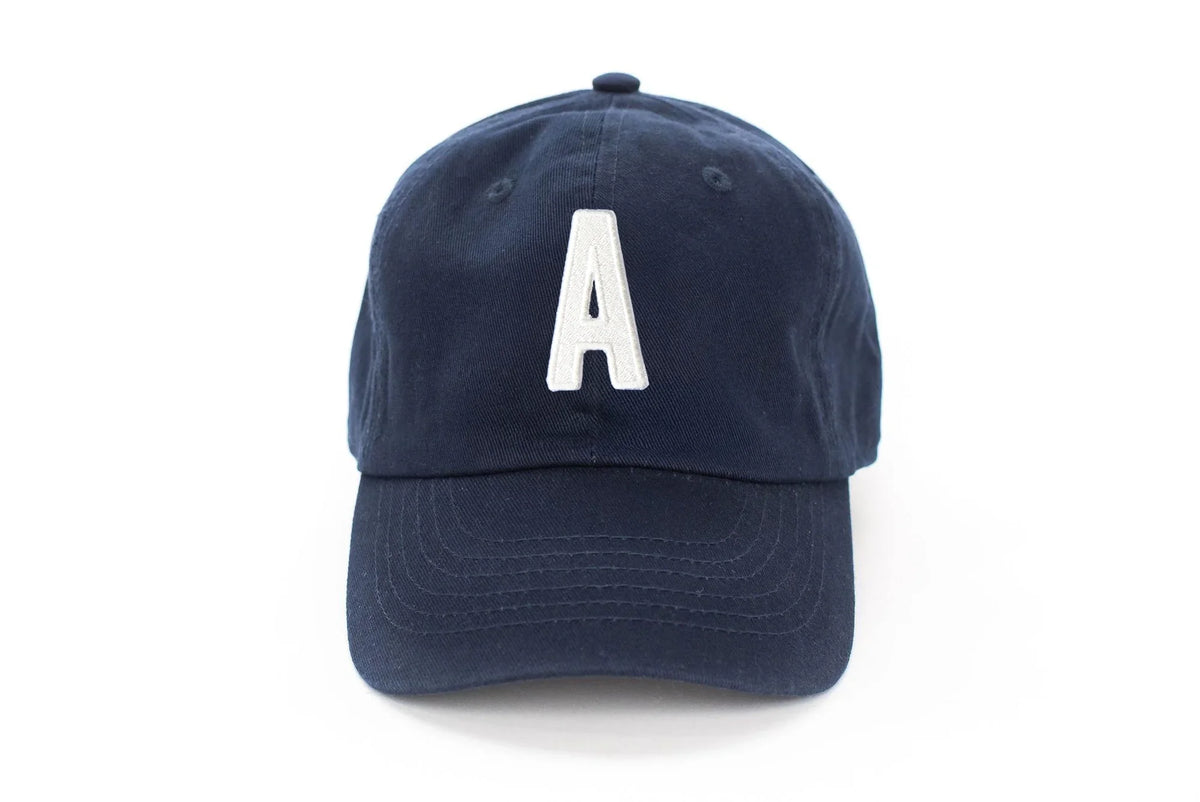 Navy Blue Letter Baseball Hat