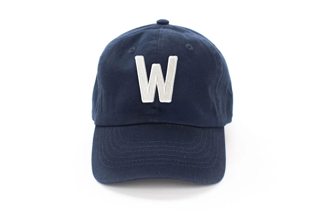 Navy Blue Letter Baseball Hat