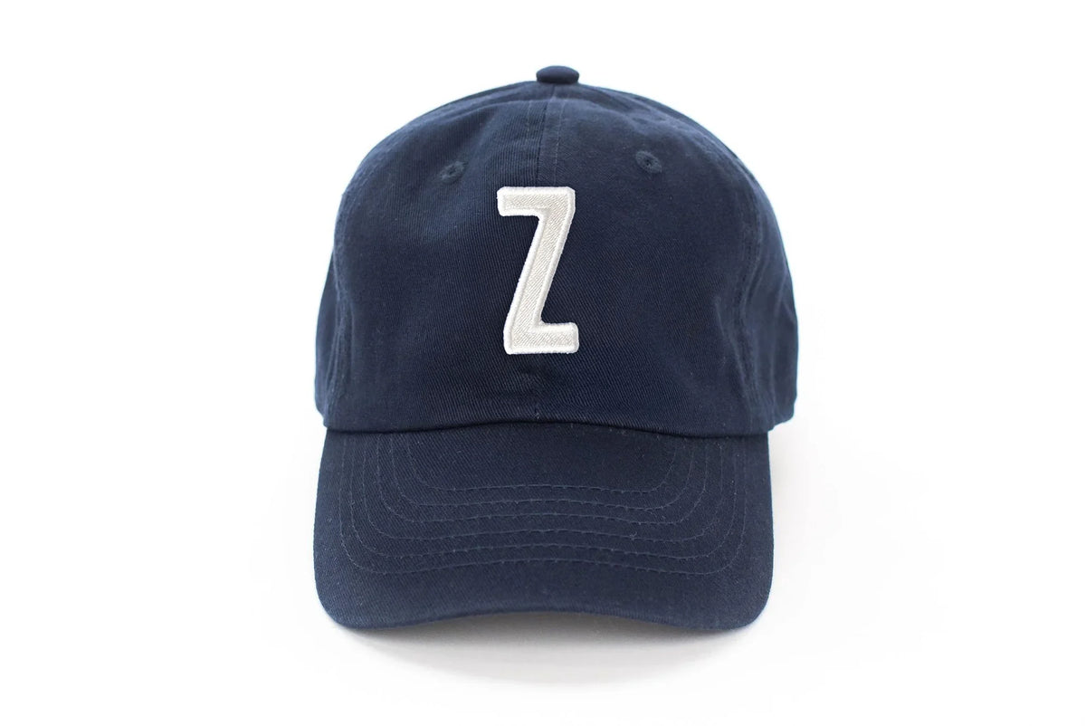 Navy Blue Letter Baseball Hat