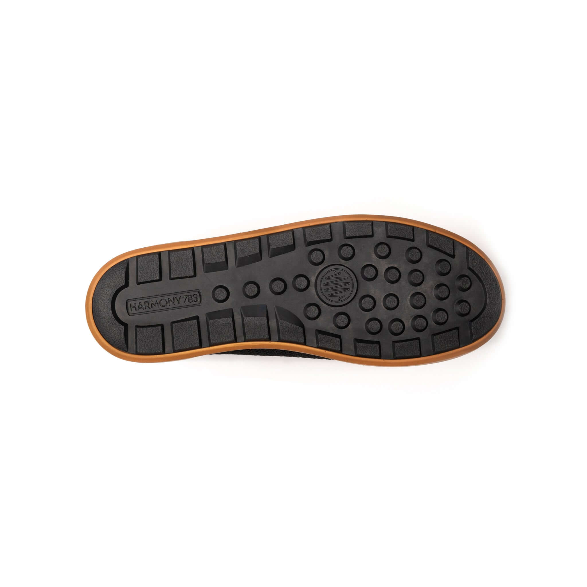Grounding Slip-On Shoes • Black & Cognac Bamboo Knit