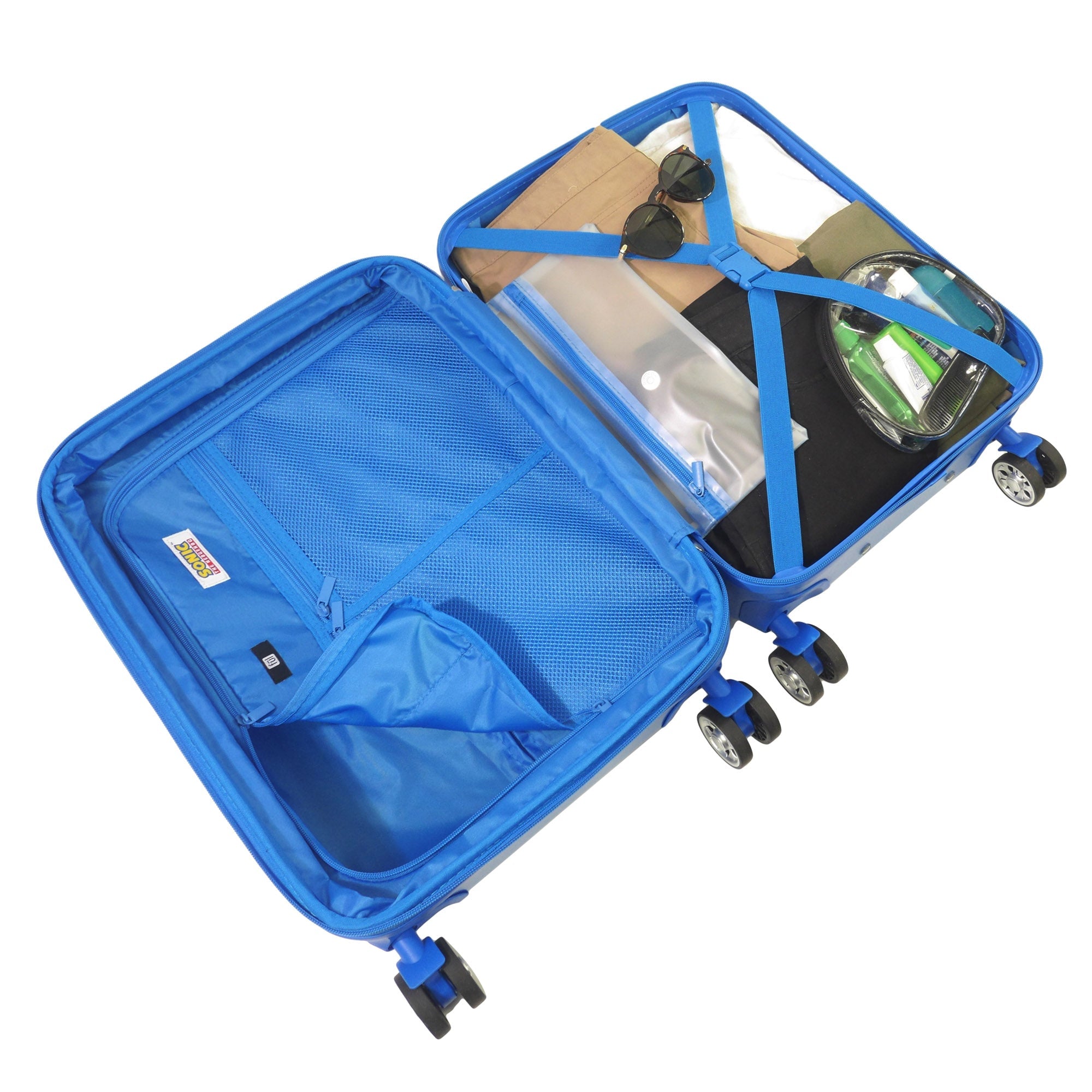 Sonic the Hedgehog Modern 21.5" Expandable Spinner Suitcase