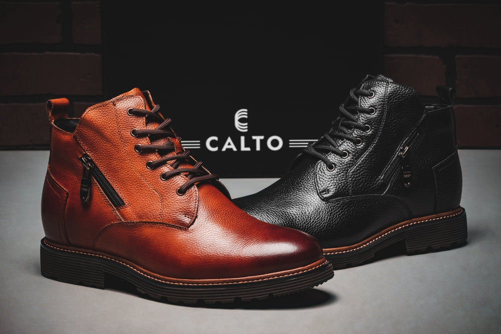 Y42071 - 2.8 Inches Taller (Black) - Dressy Casual Men's Boots