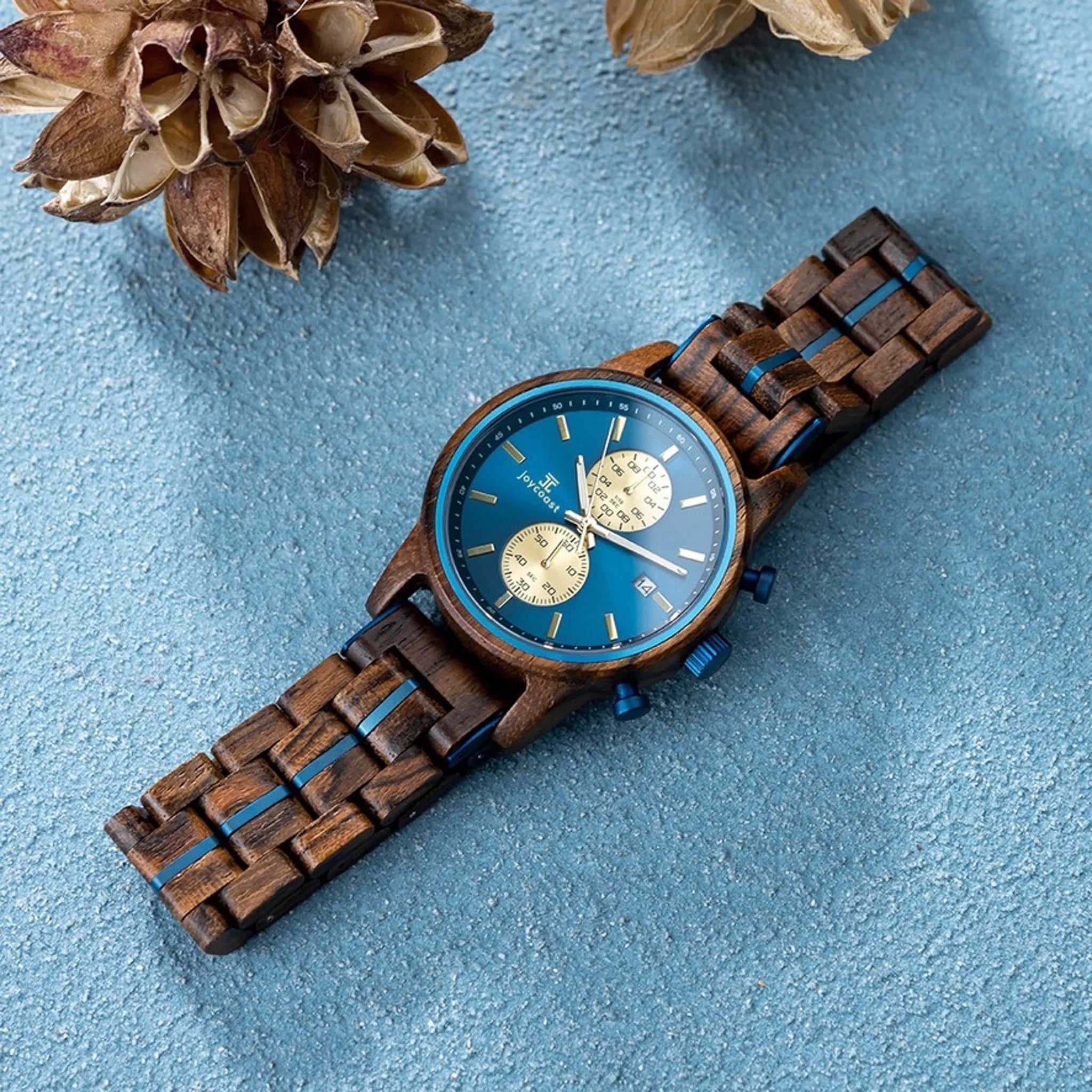Aries Men's Watches | Zebrawood Chronograph