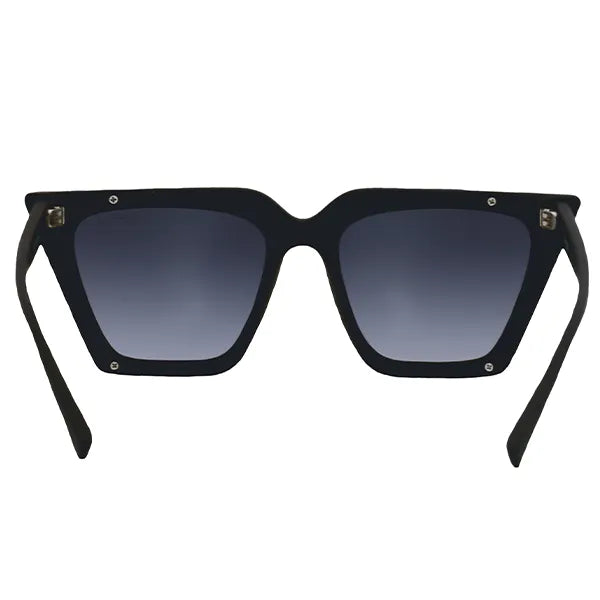 The CEO - Black Faded Black Lens Cateye Sunglasses