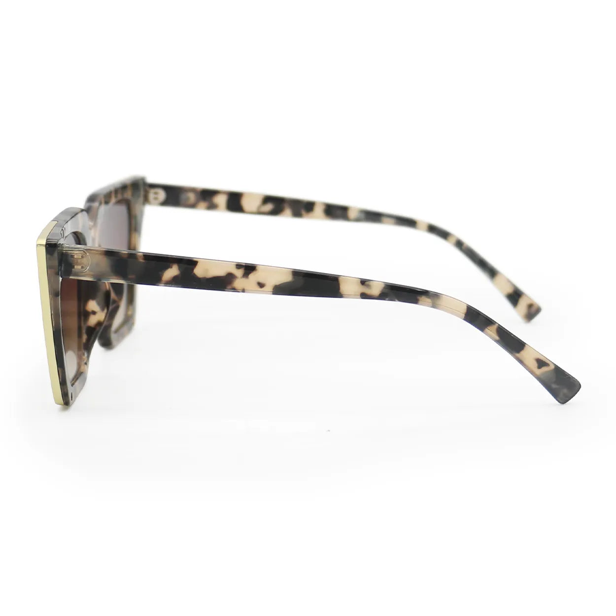The CEO - Sustainable Tortoise Frame Brown Lens Cateye Sunglasses