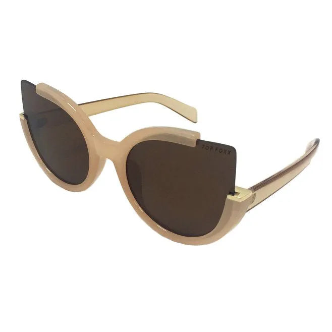 Chloe Sunglasses - Nude - Brown