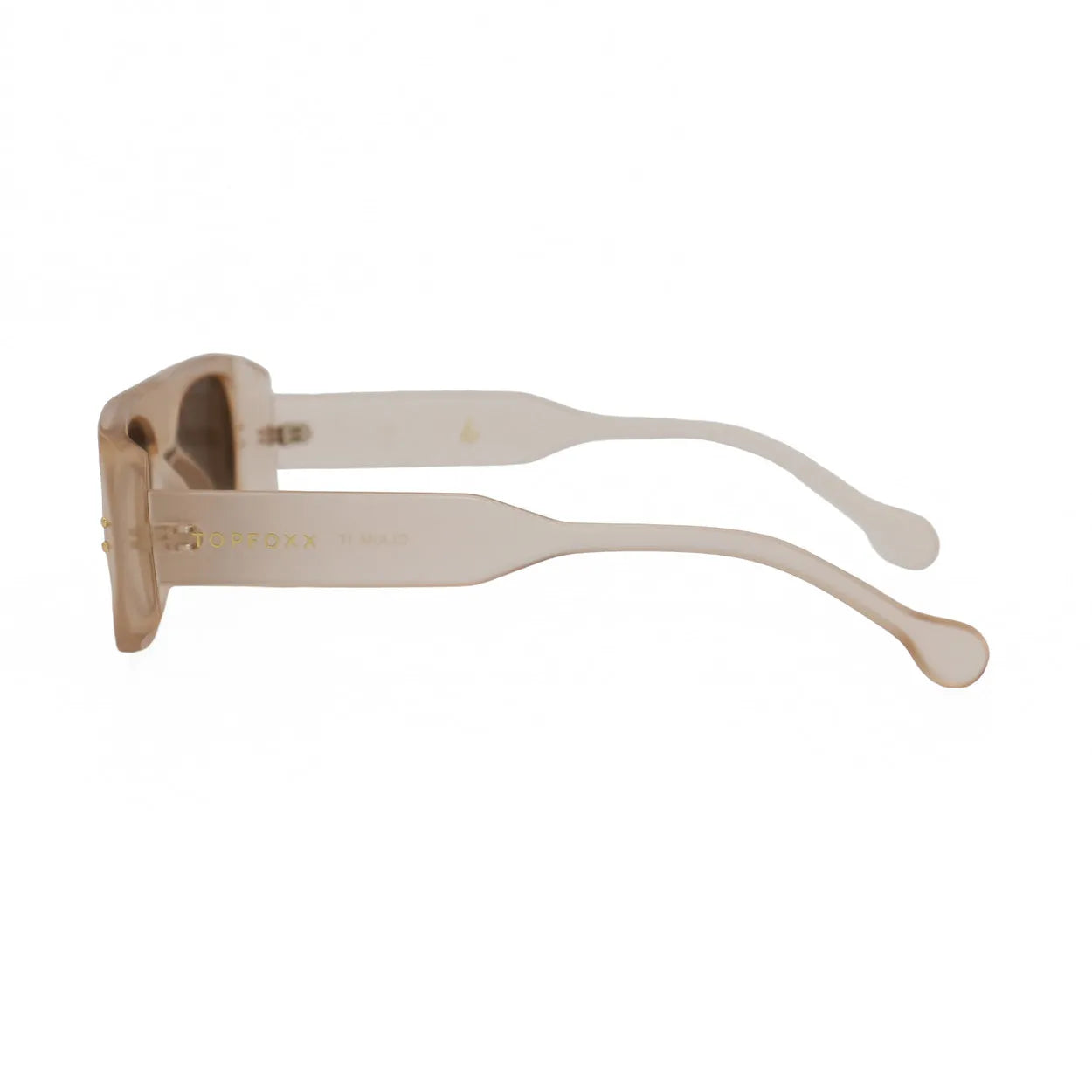 Claim It Sunglasses - Clear Brown