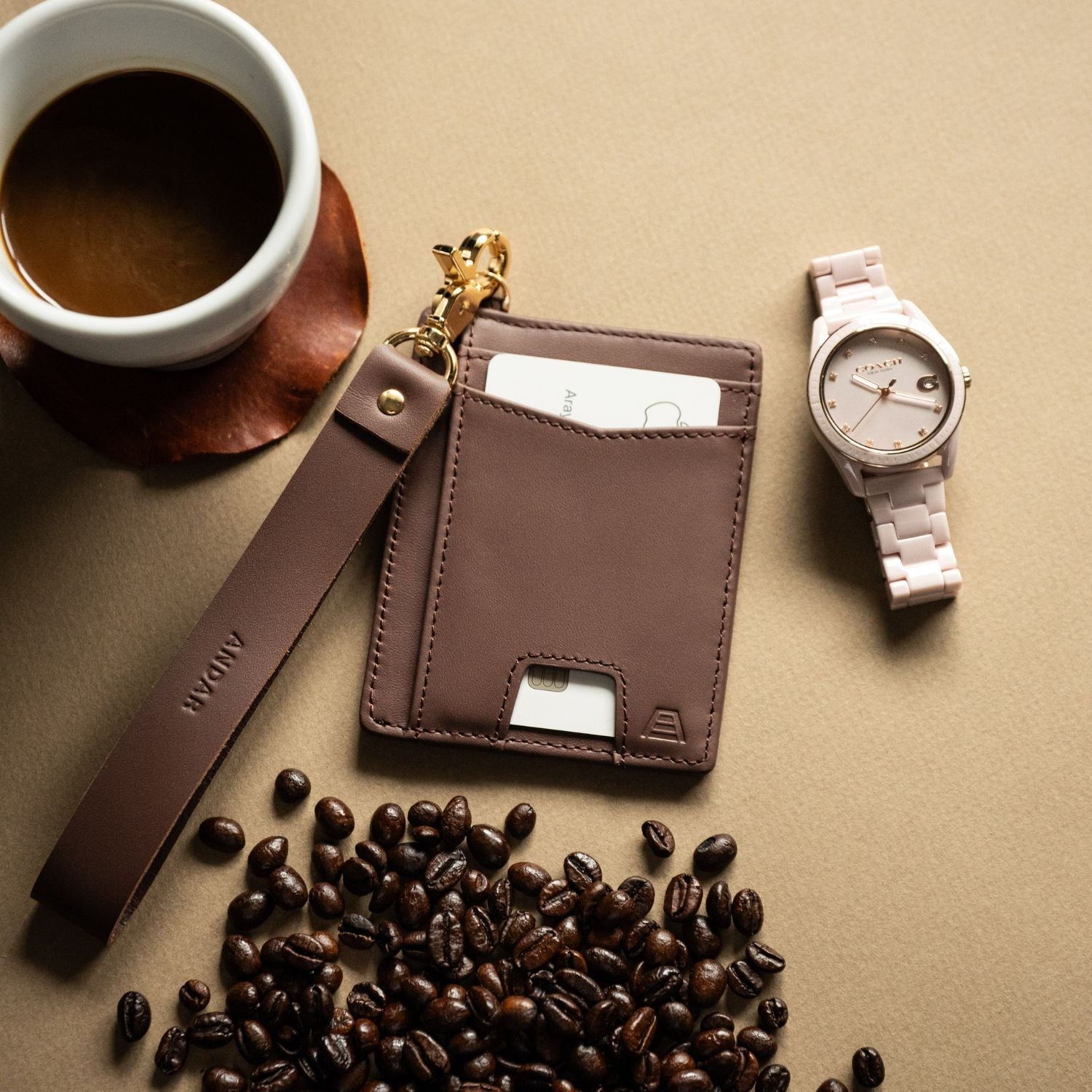 The Denner Slim RFID Leather Wallet