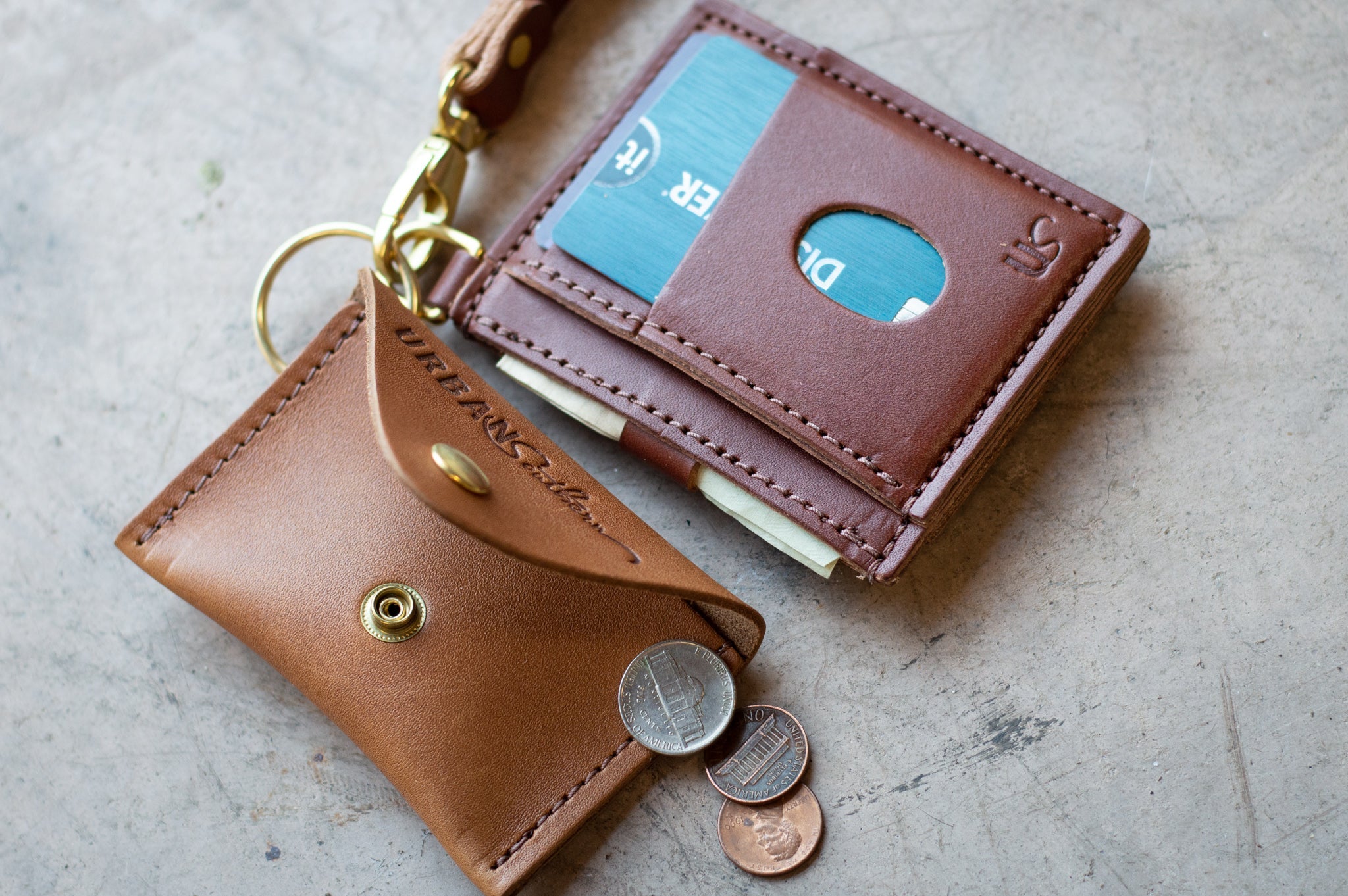 Everly Wristlet Wallet – Compact Leather Card Holder