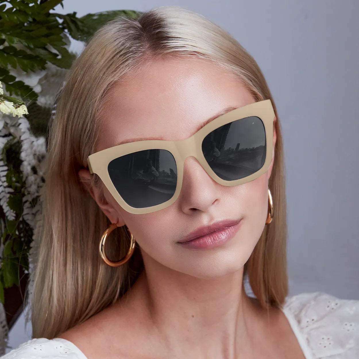Cosmo Sunglasses - Nude