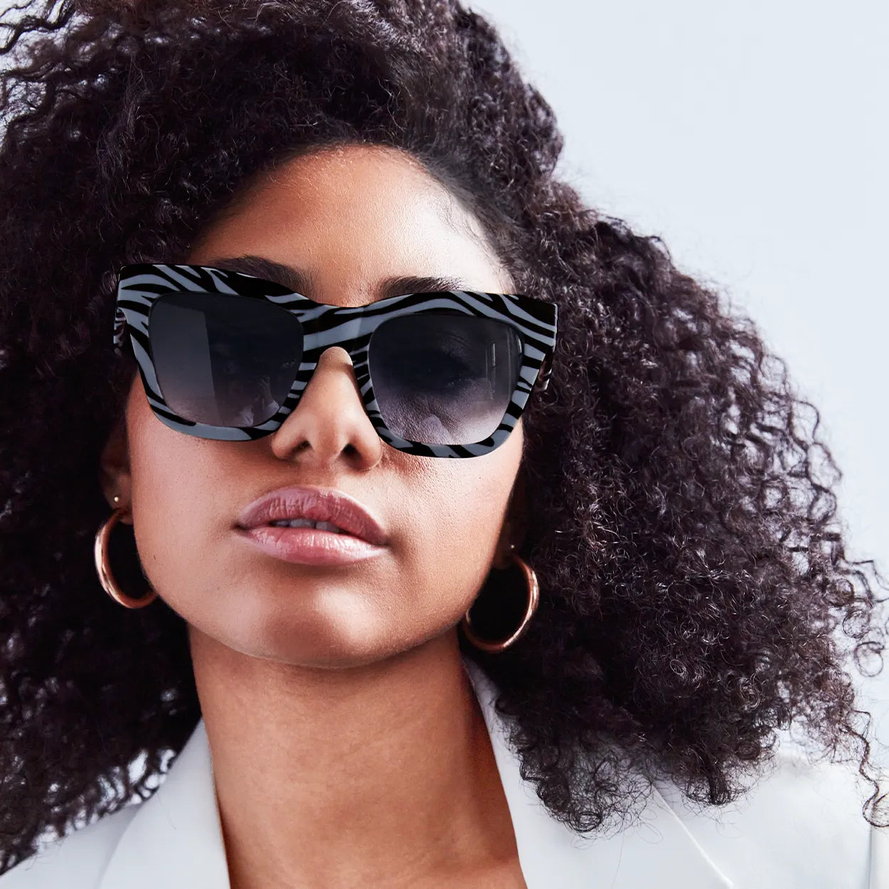 Cosmo Sunglasses - Grey Zebra