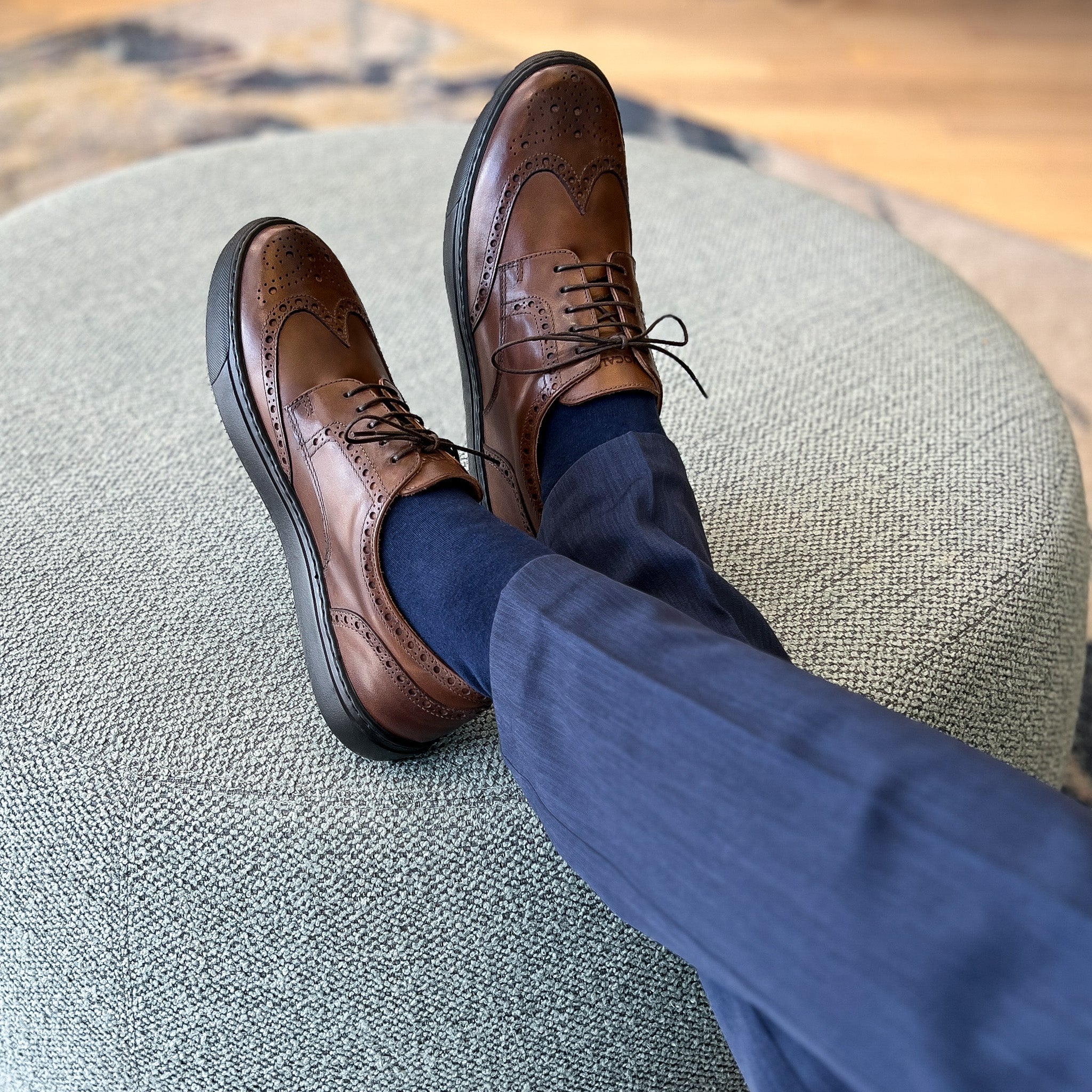 Men's Don Giovanni Wingtips - Brown Sneakers