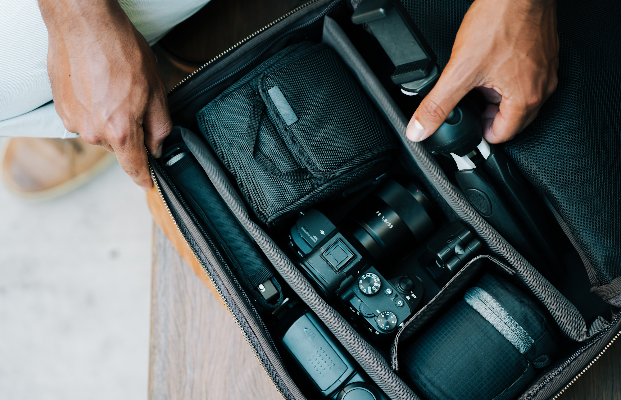 Leather CPAP Travel Briefcase