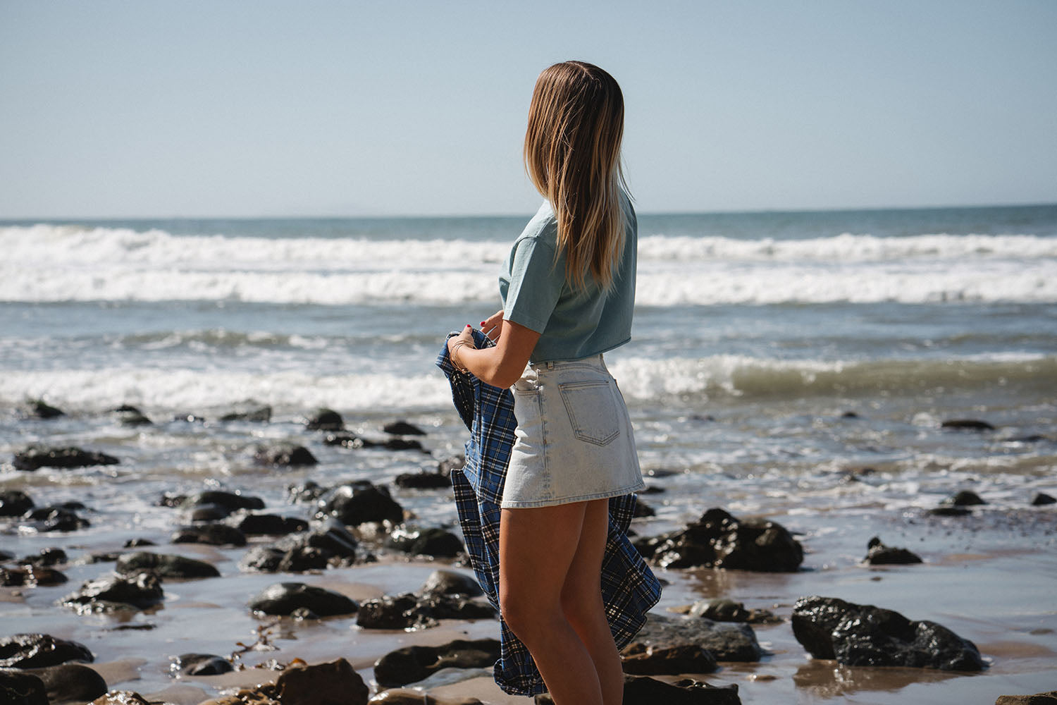 Denim Day Mini Skirt