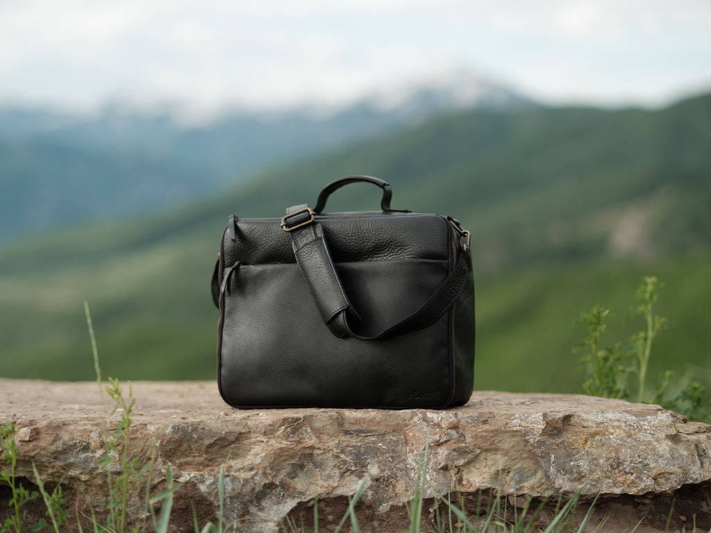 Leather CPAP Travel Briefcase