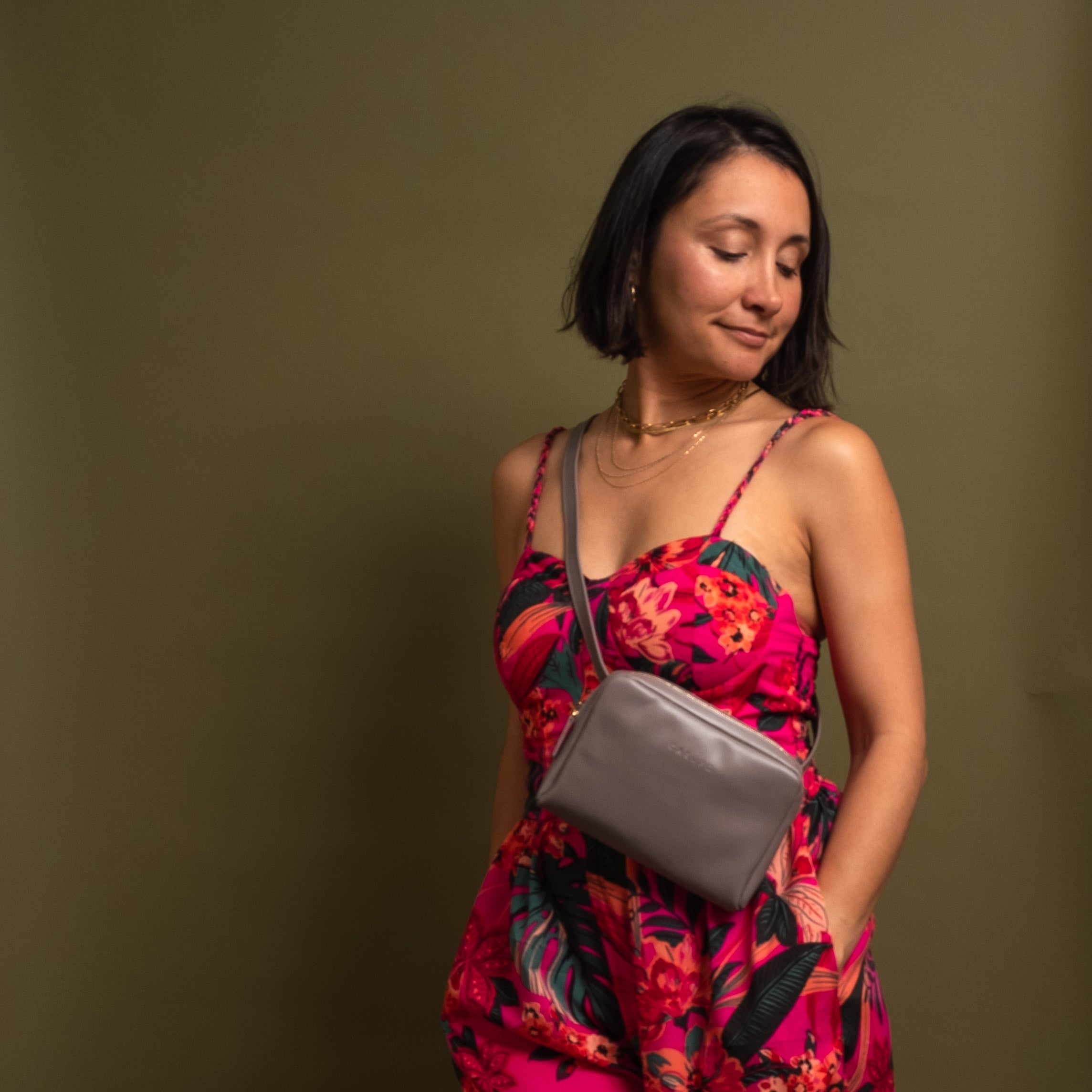 Fanny Pack Crossbody Bag - Misty Lilac
