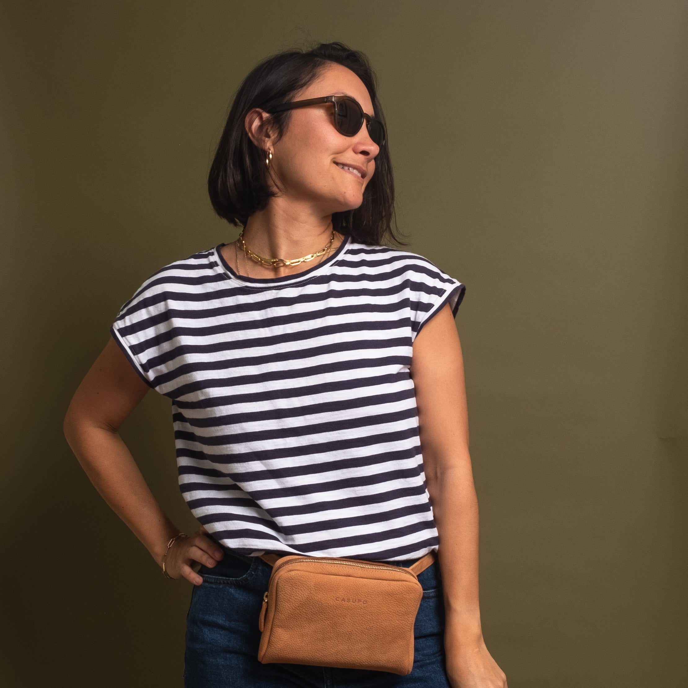 Fanny Pack Crossbody Bag - Sand