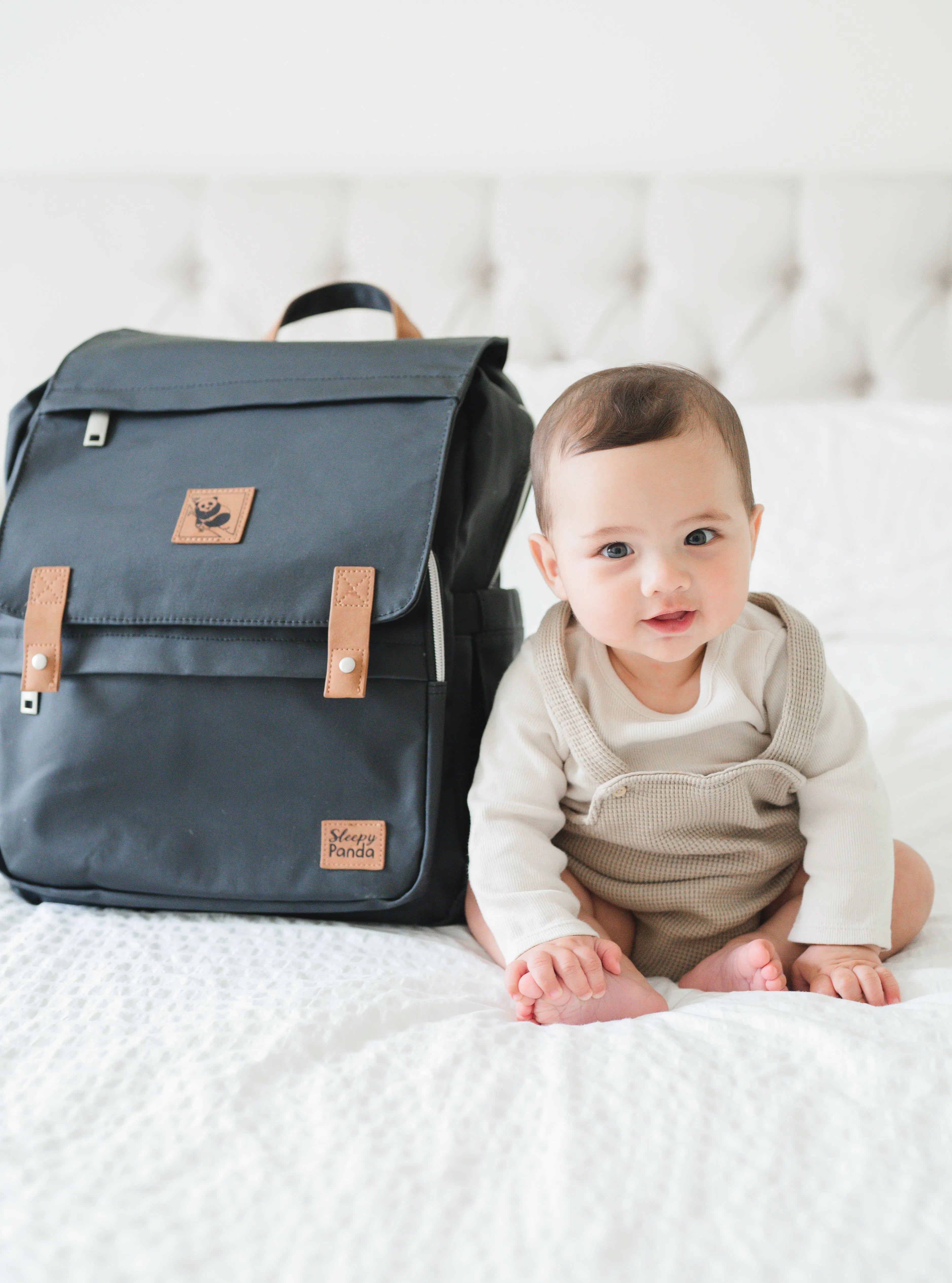 Kaitlyn - Canvas Diaper Backpack | Mommy Bag