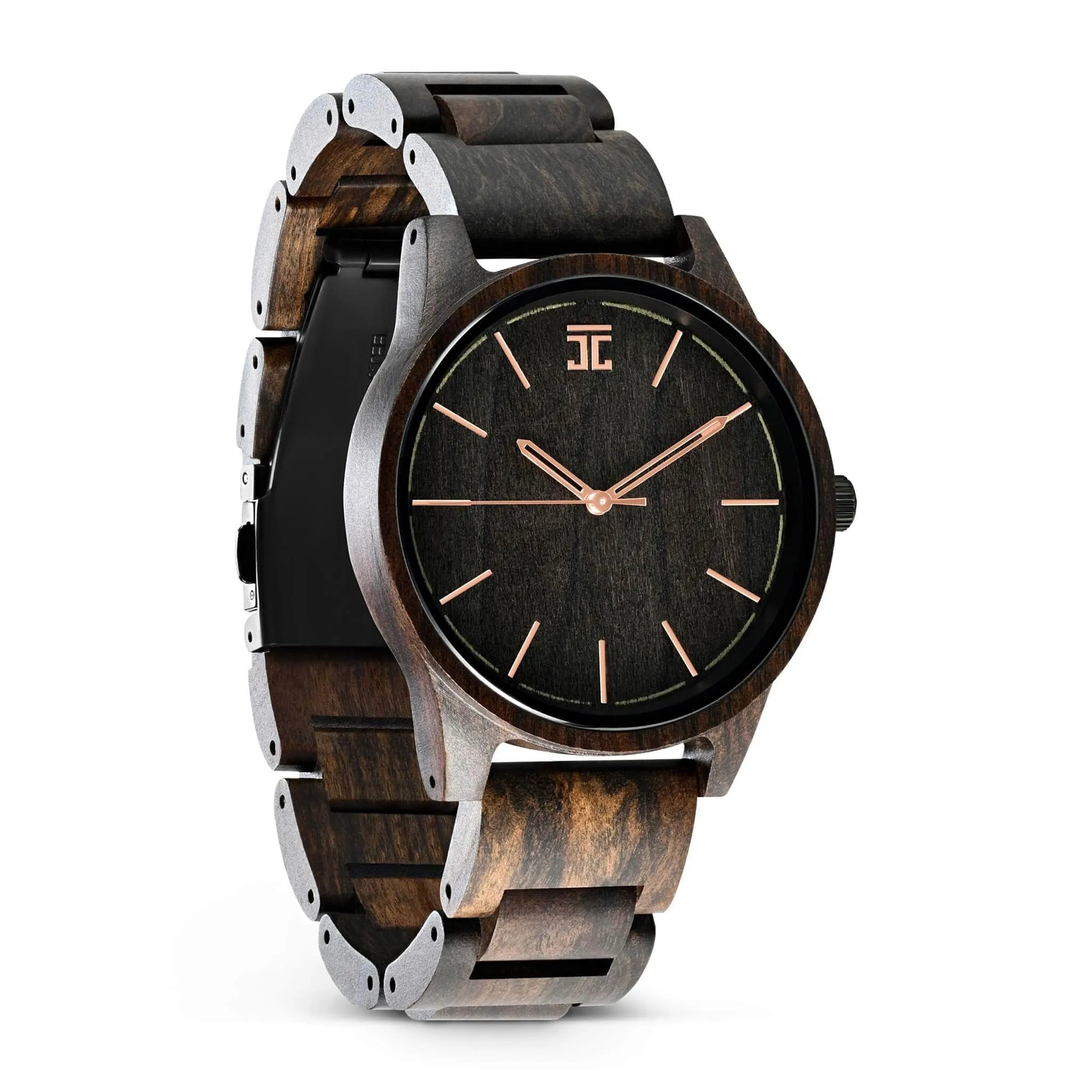 Chocolate Rose | Dark Sandalwood & Rose Gold Men's Watch