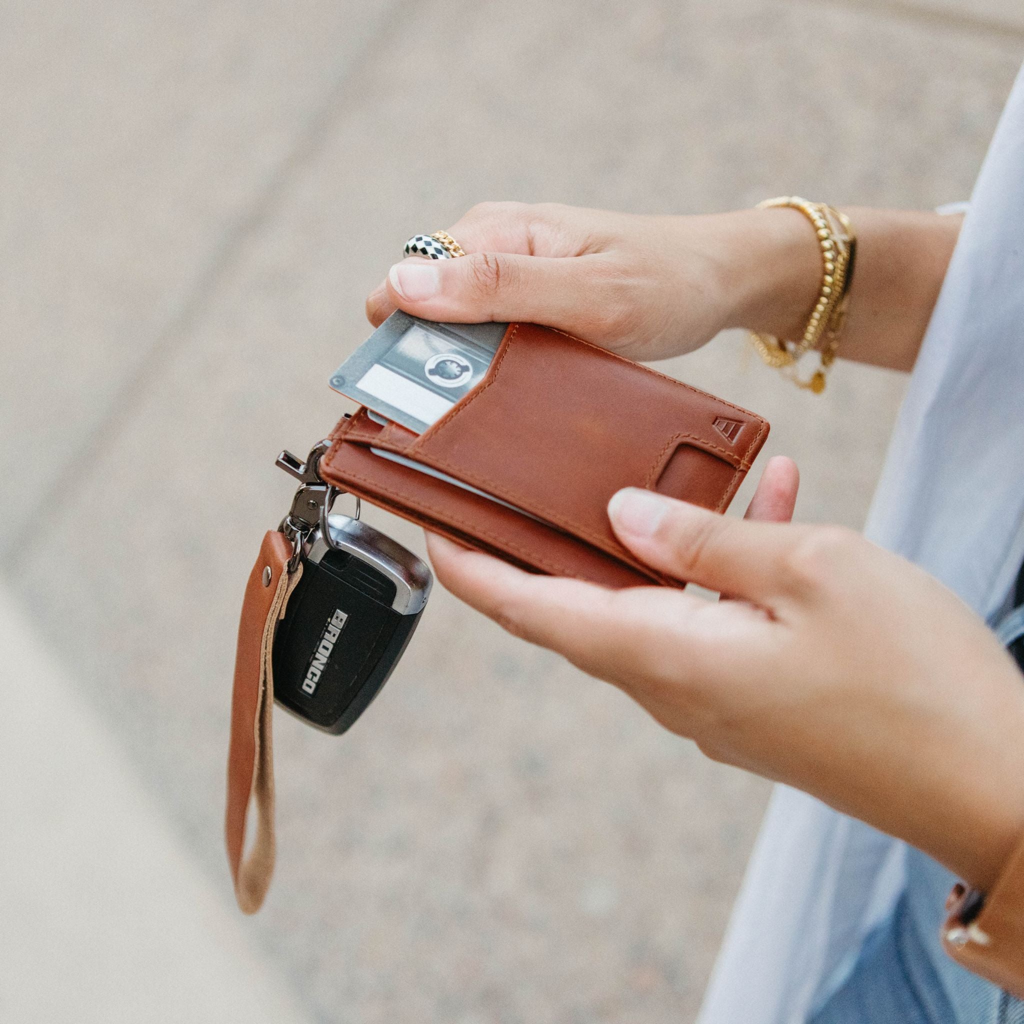 The Denner Slim RFID Leather Wallet