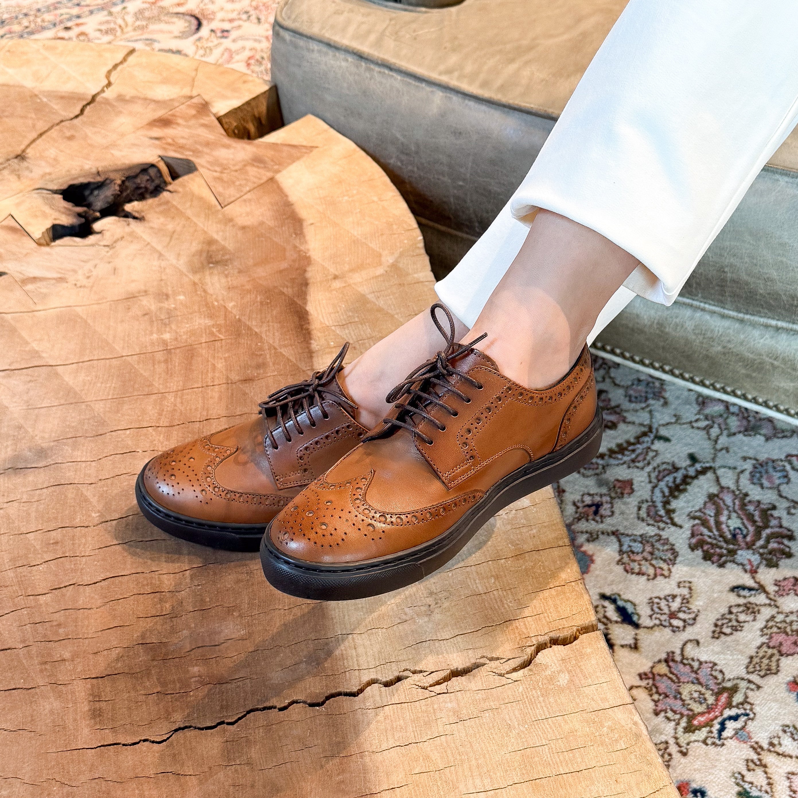 Women's Aida - Cognac Sneakers