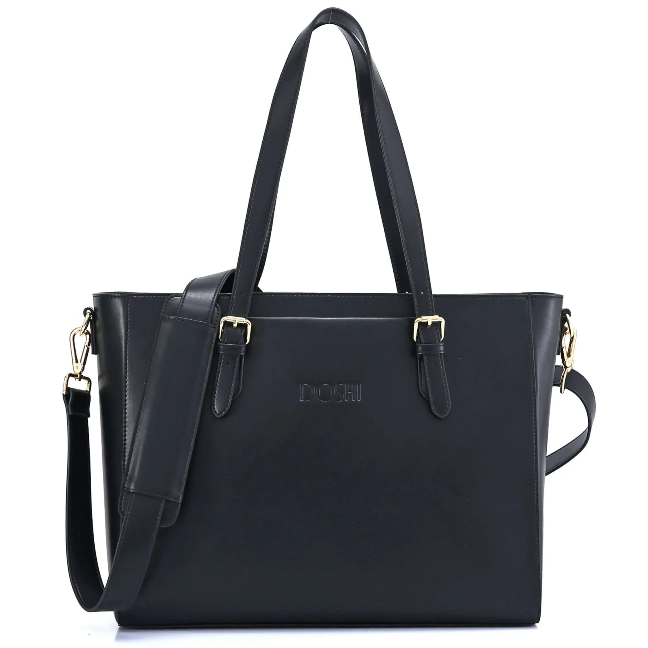 Professional Vegan Leather Work Tote Bag