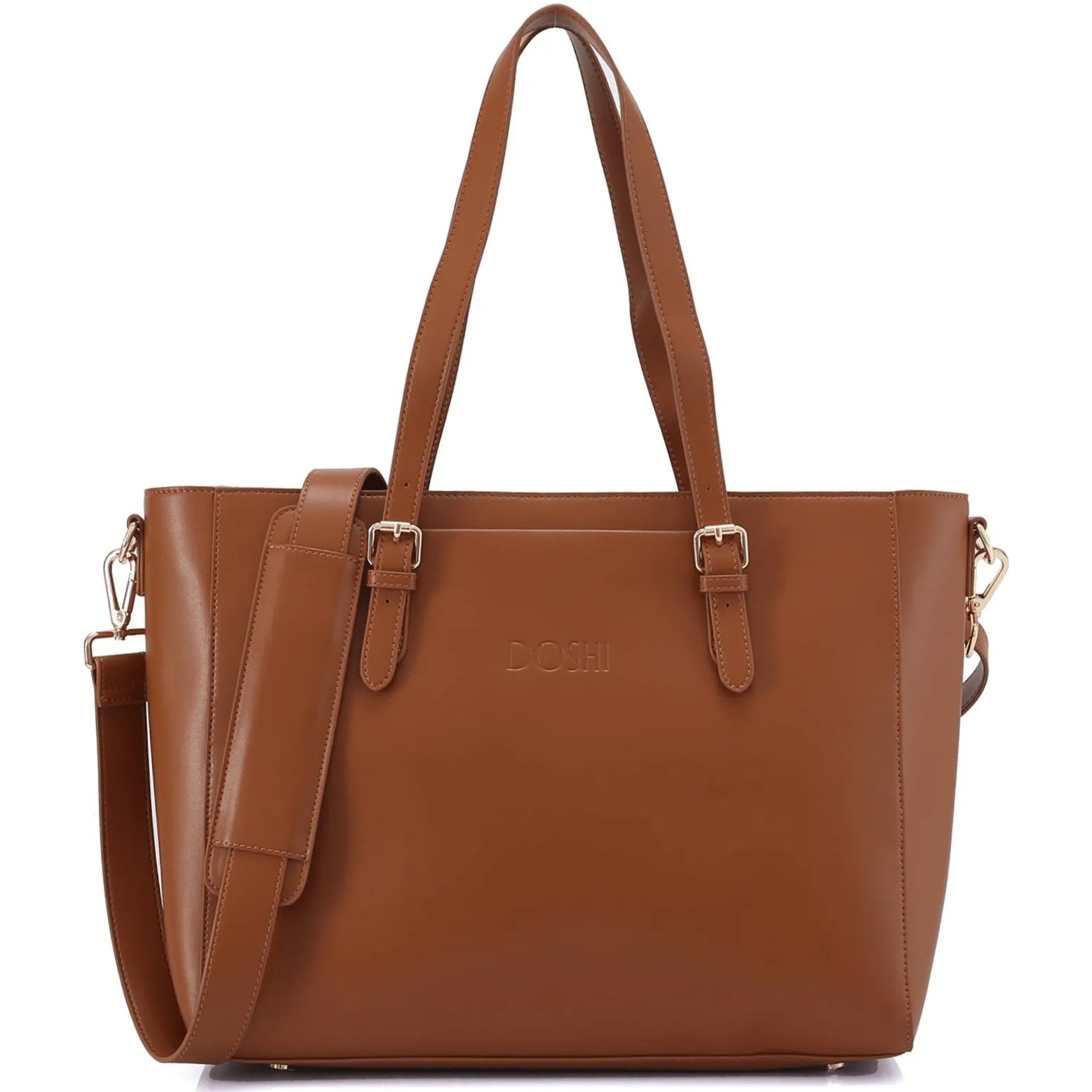 Professional Vegan Leather Work Tote Bag