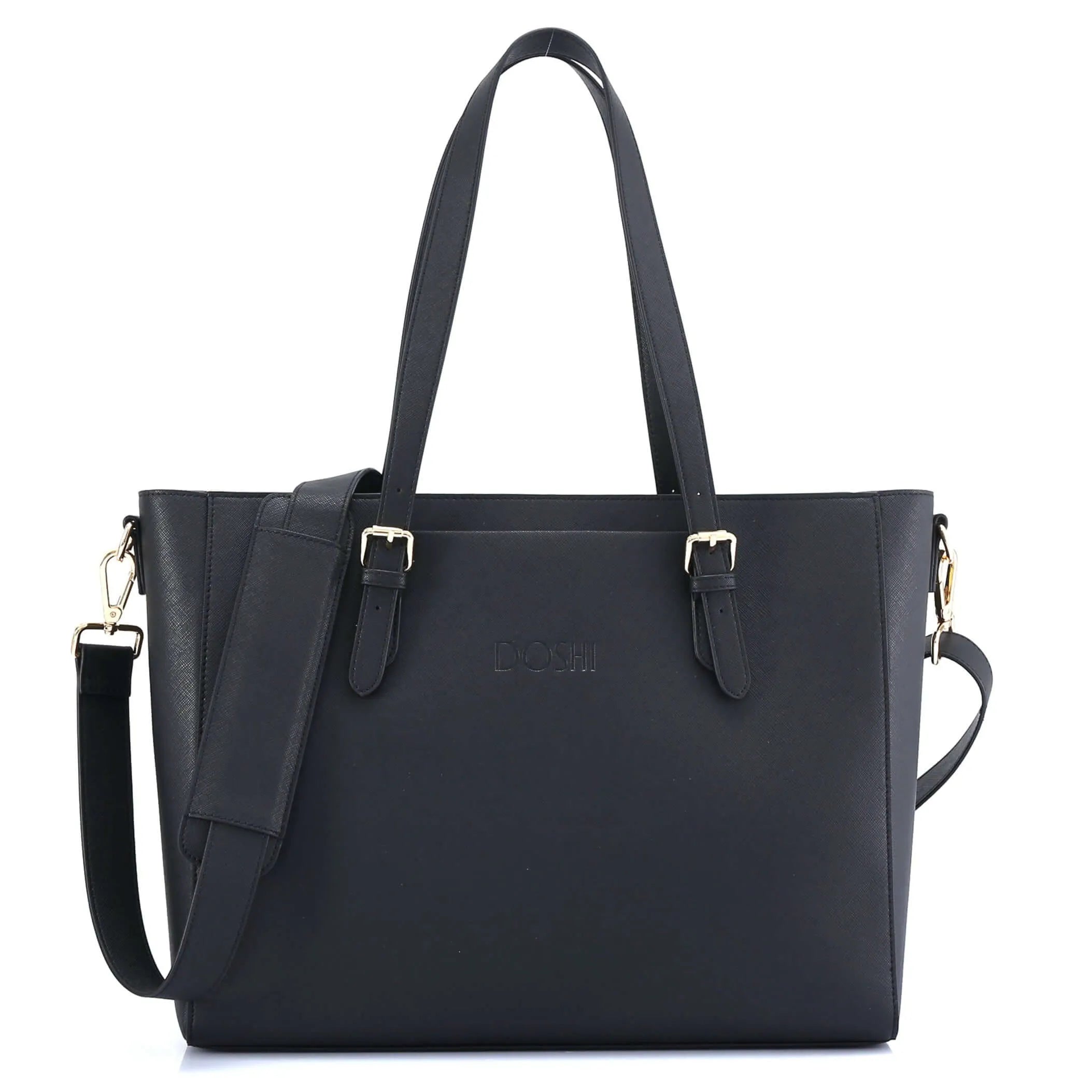 Professional Vegan Leather Work Tote Bag