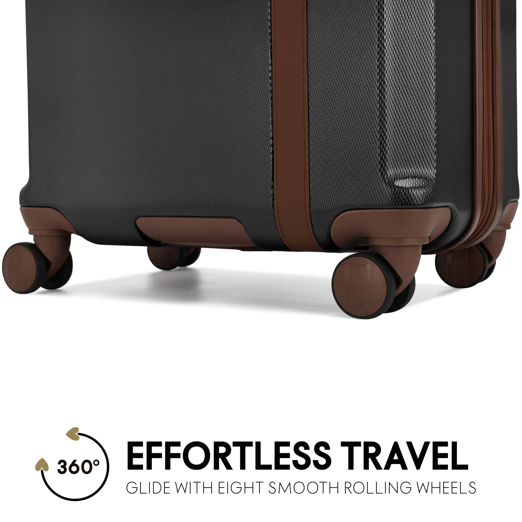 Luxe Journey Expandable Retro Spinner Carry-on Suitcase