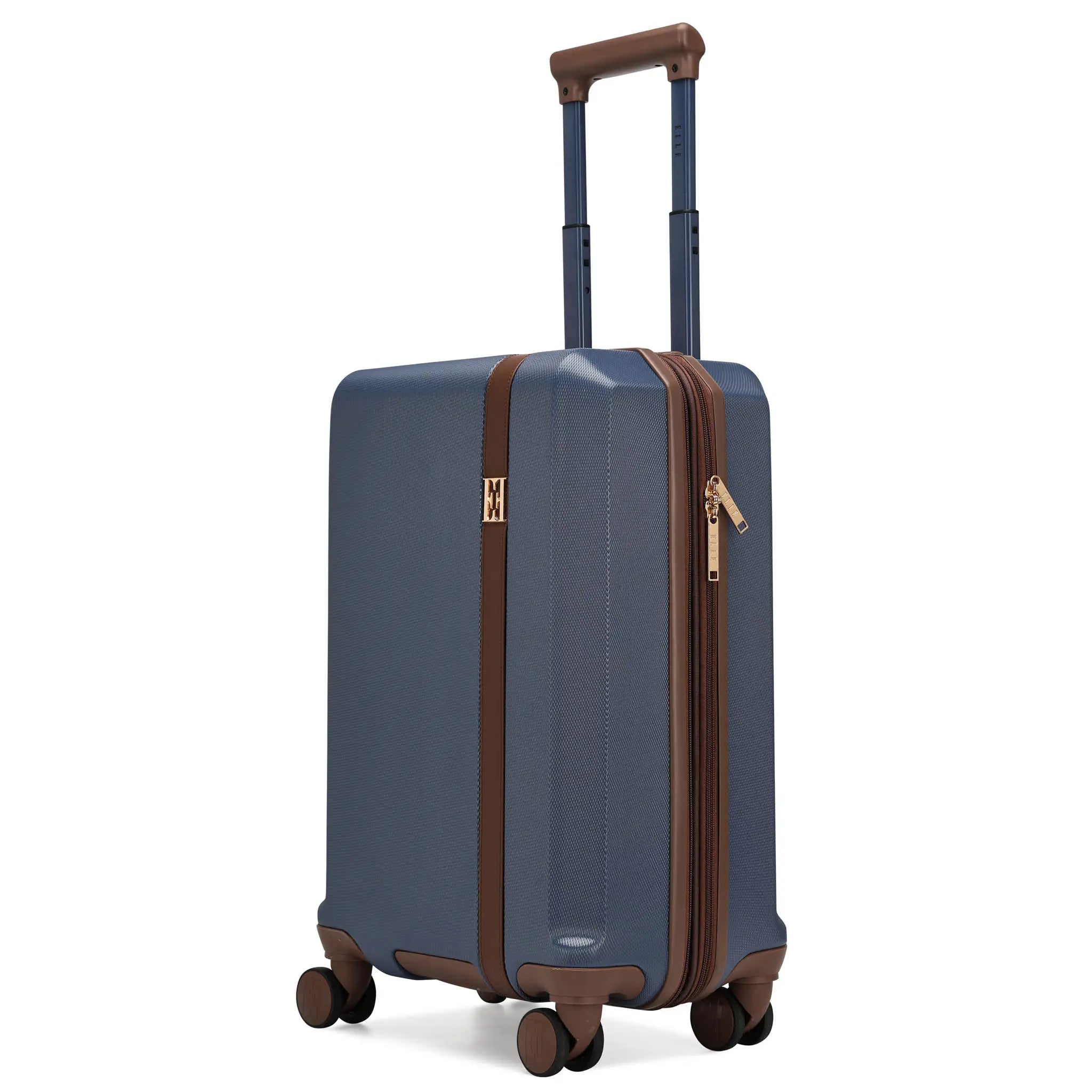 Luxe Journey Expandable Retro Spinner Carry-on Suitcase