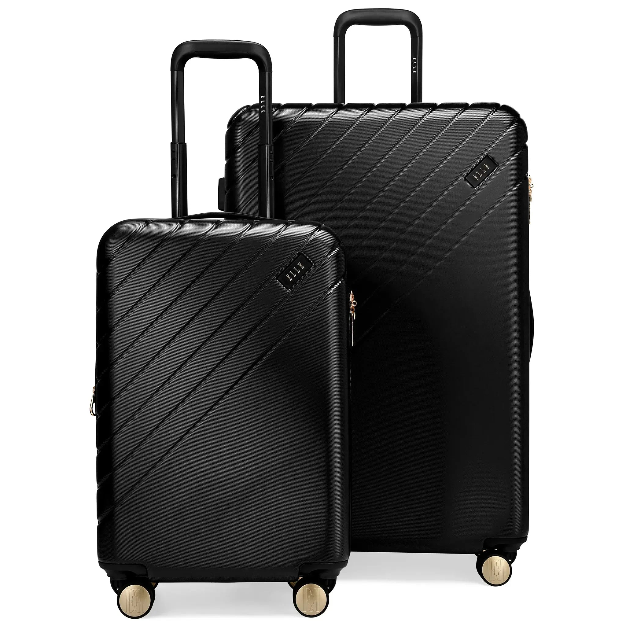 Louvre 2 Piece Expandable Polycarbonate Luggage Set
