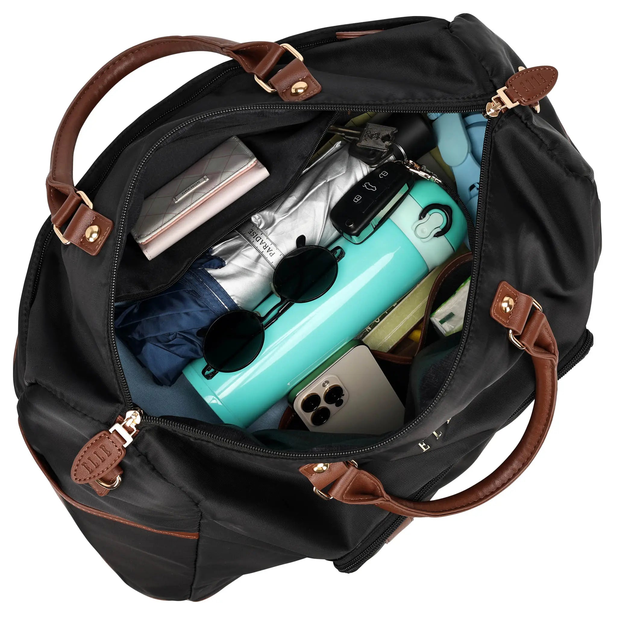 Luxe Journey Expandable 5 Piece Retro Luggage Set