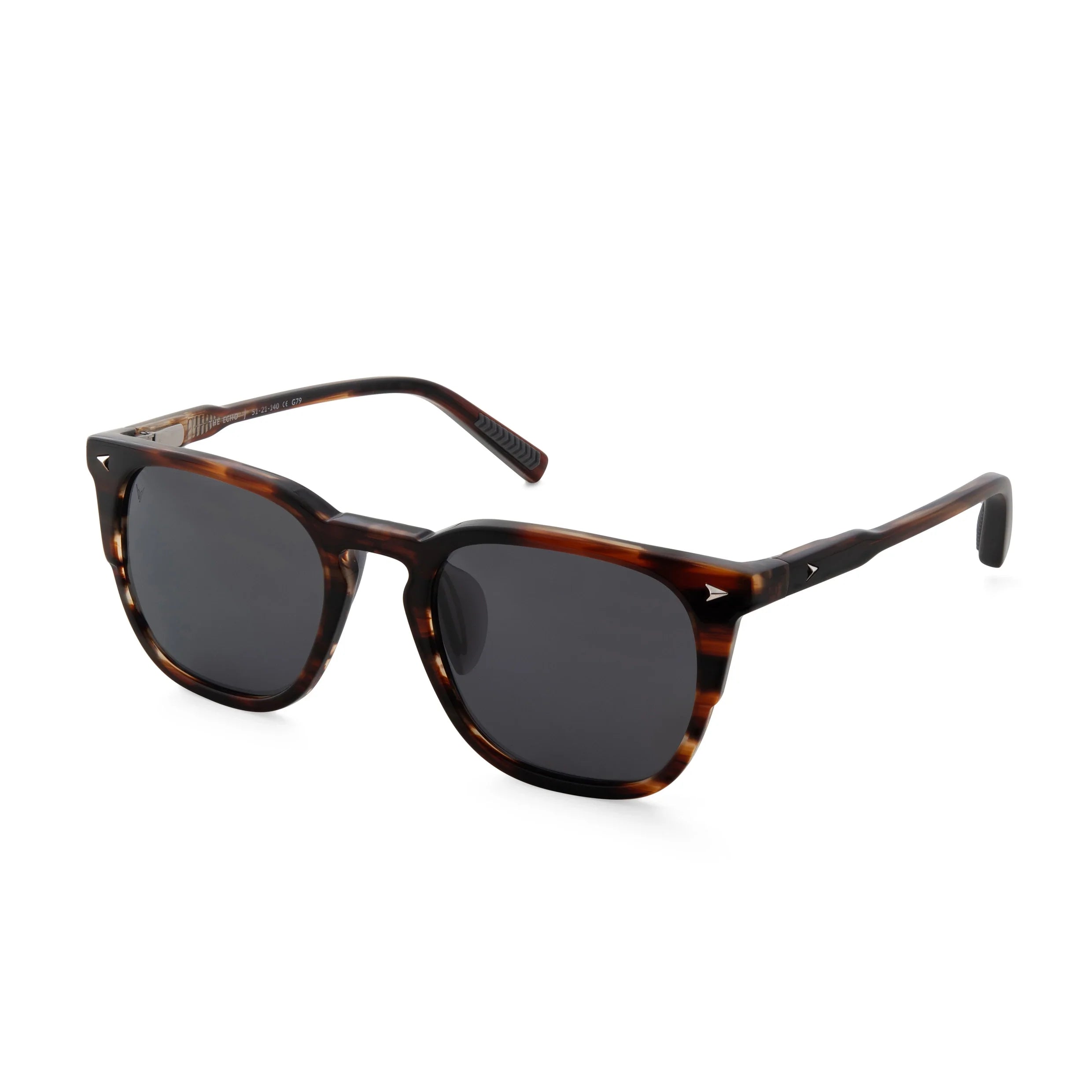 The Echo Sunglasses - Brown Horn