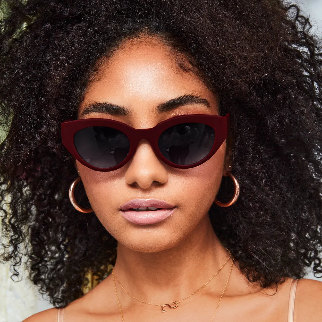 Sustainable Elizabeth Sunglasses - Ruby