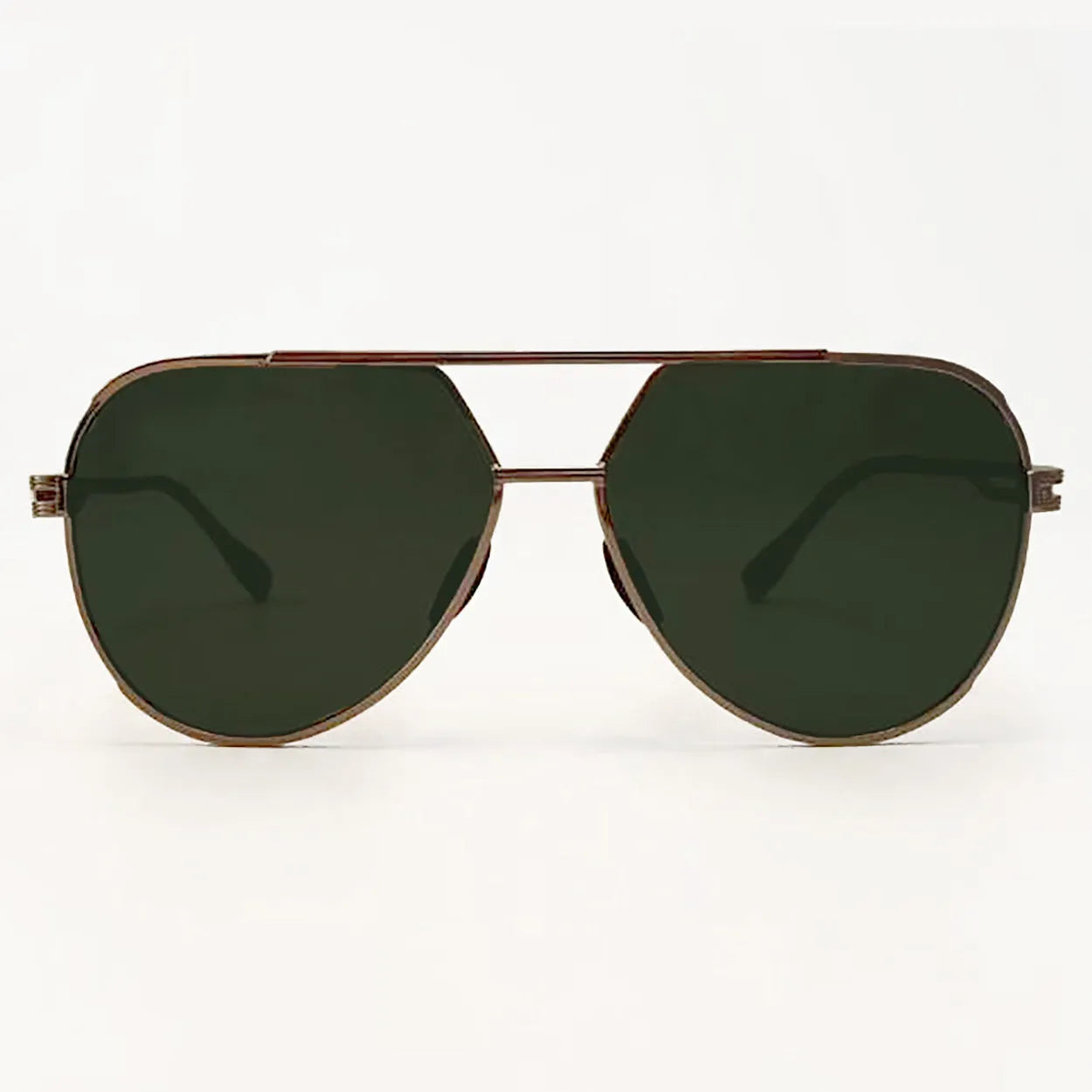 Untangled x Emily - Tangle Free - Olive Aviator Sunglasses