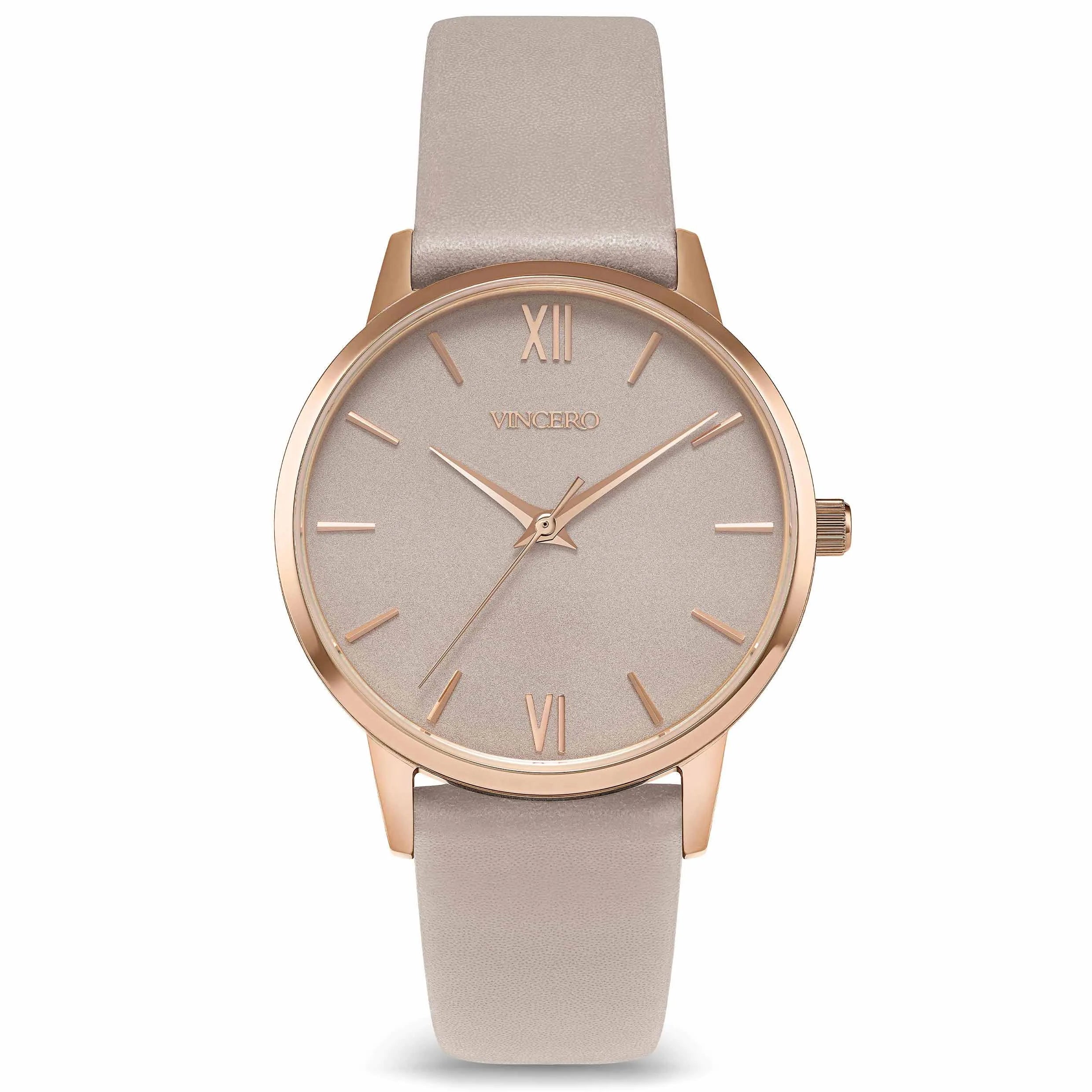 Eros Petite Men's Watches - Rose Gold/Taupe