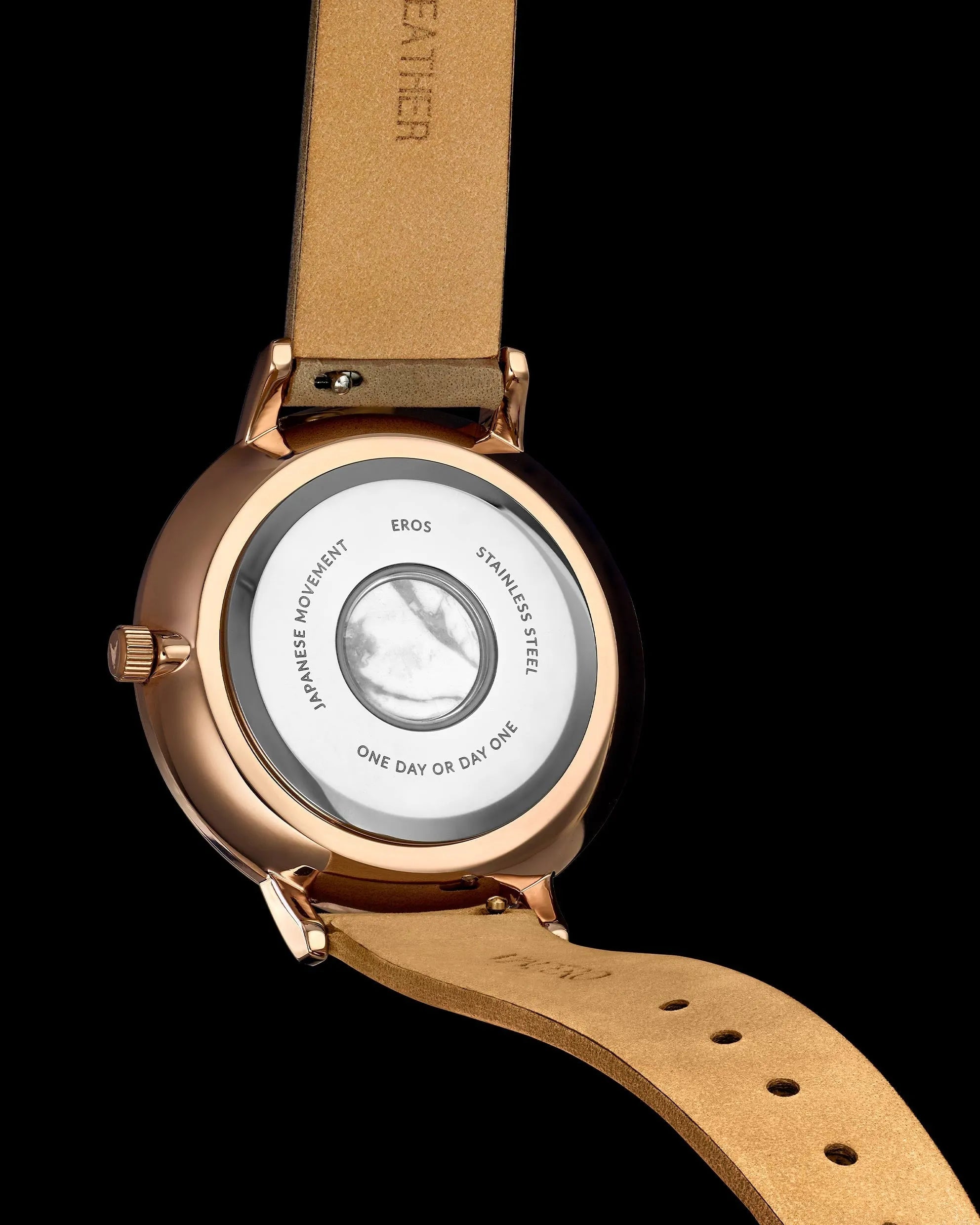 Eros Petite Men's Watches - Rose Gold/Taupe