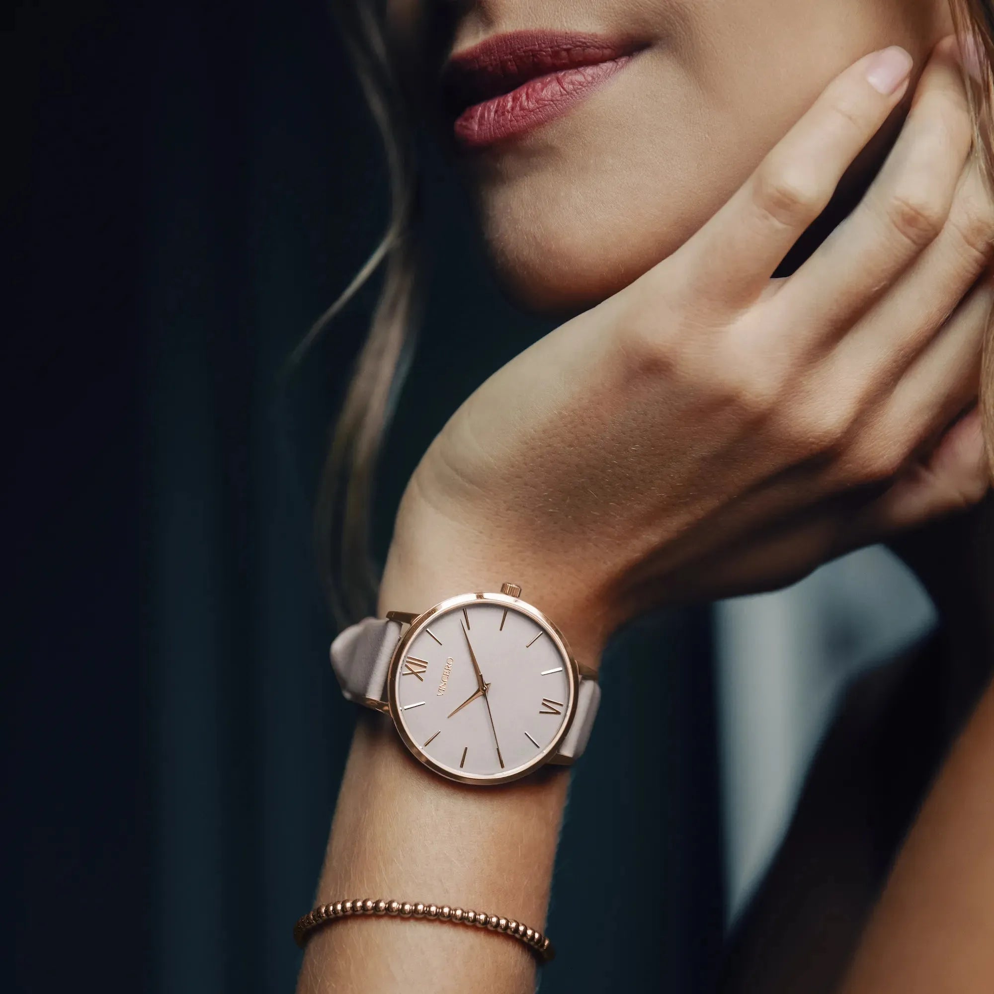 Eros Petite Men's Watches - Rose Gold/Taupe