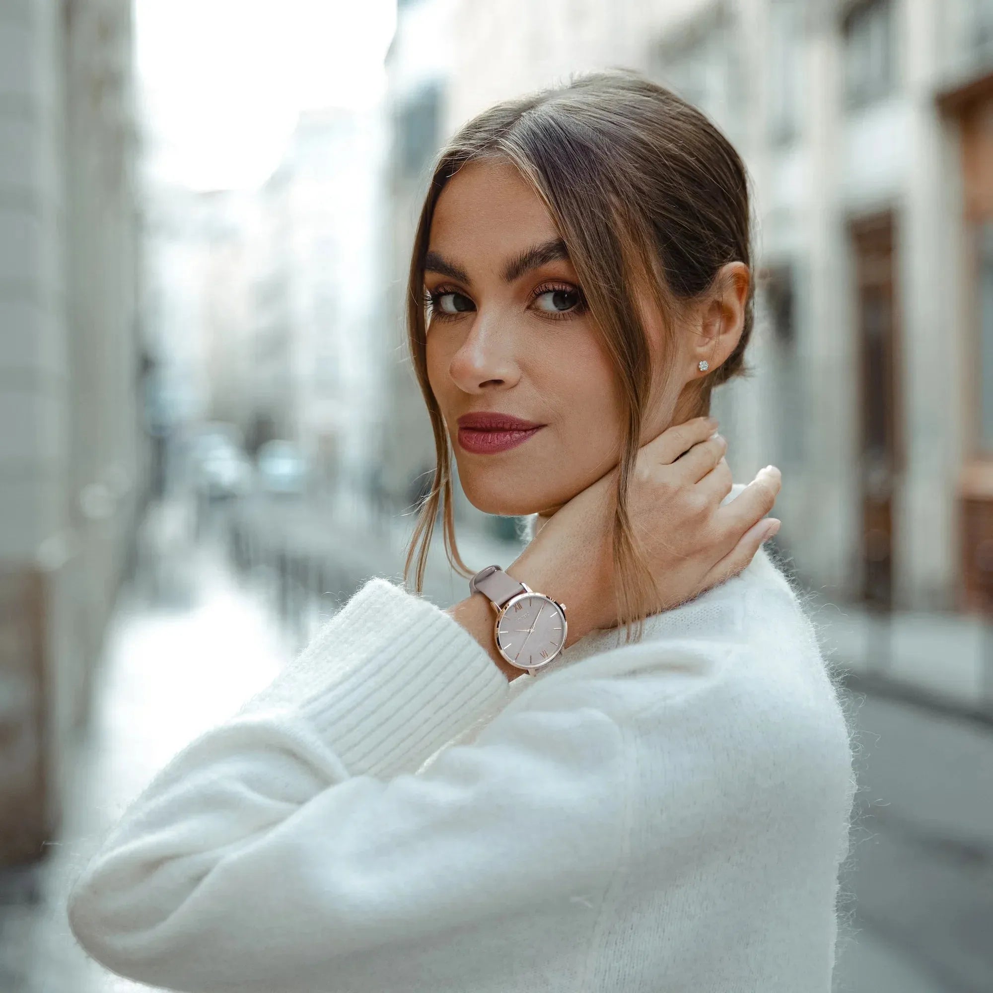 Eros Petite Men's Watches - Rose Gold/Taupe