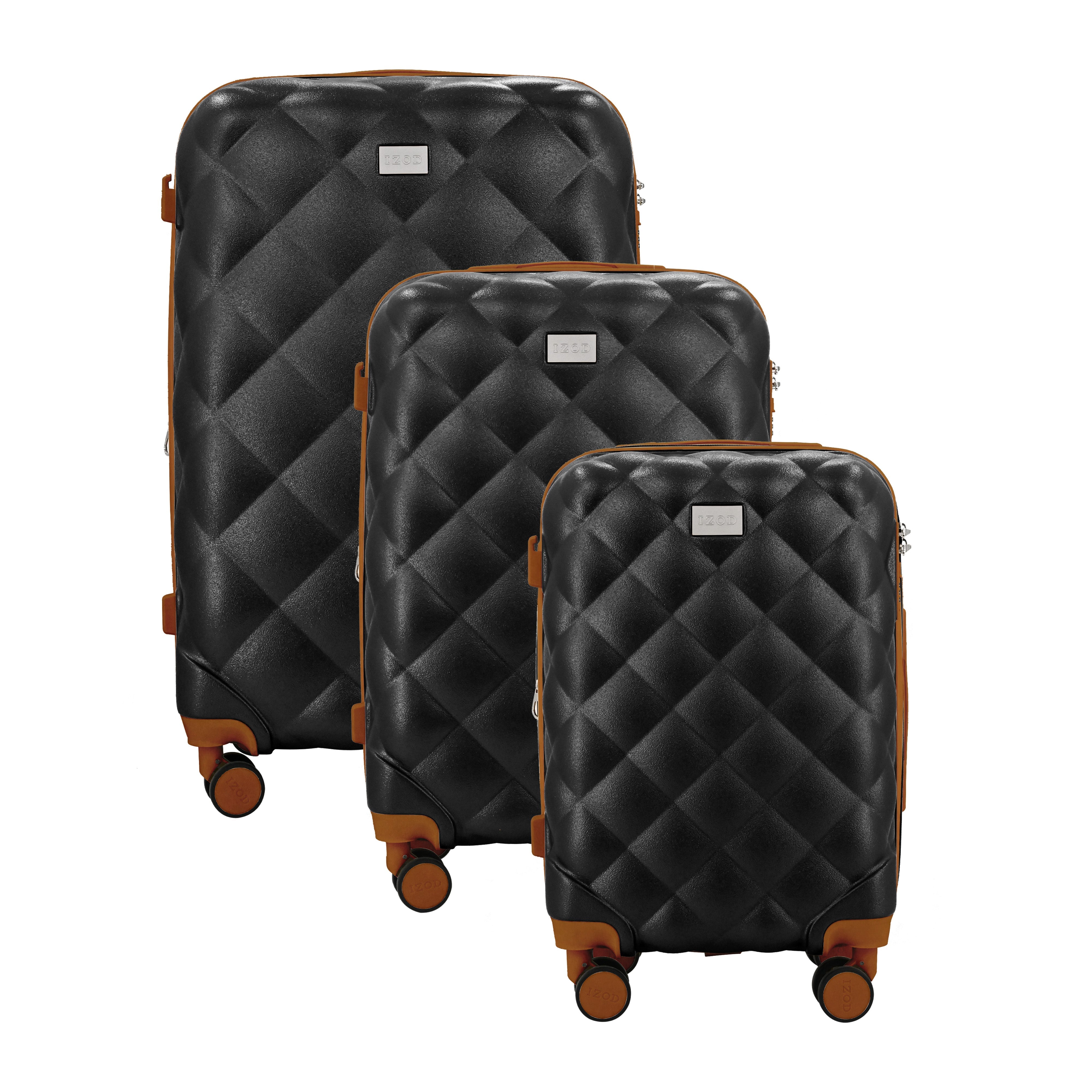 IZOD Fit 3 Piece Luggage Set